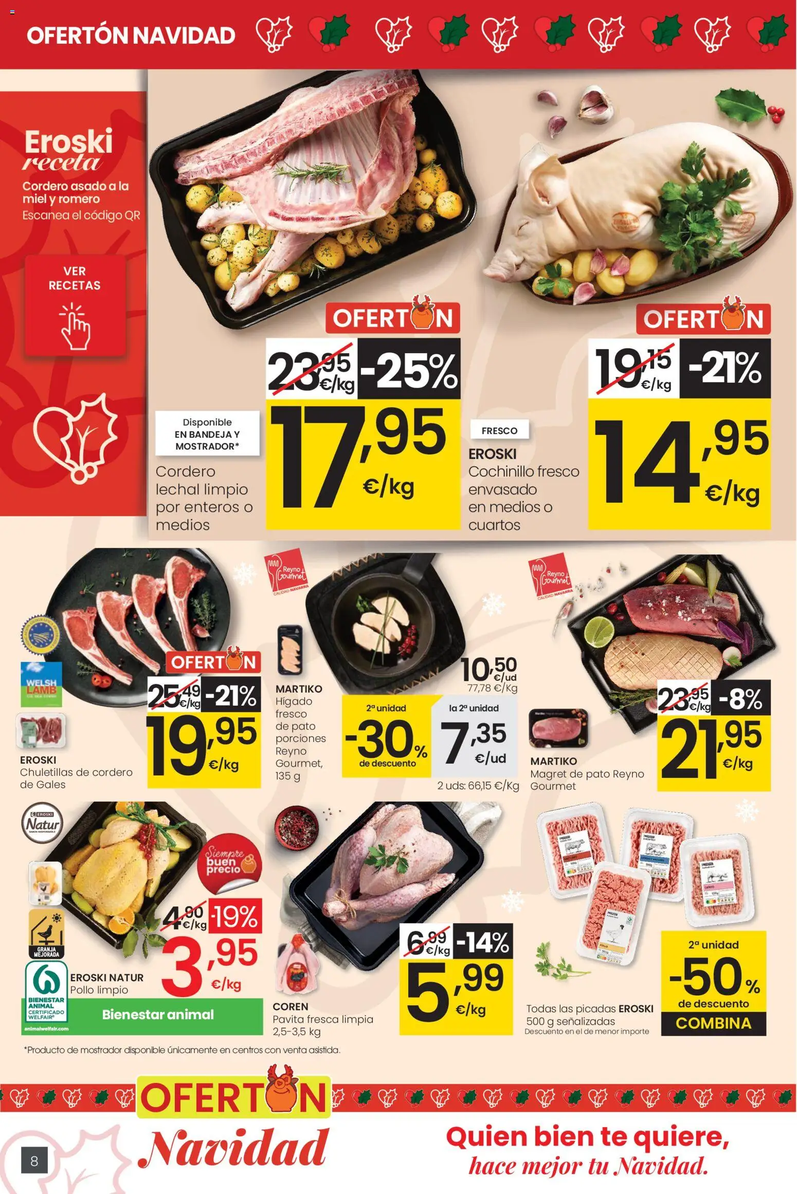 Eroski - Navidad │ válido desde el 18.12.2025 | Página: 8 | Productos: Ψηφιακή κάμερα, Té, Φίλτρο καφέ, Bandeja