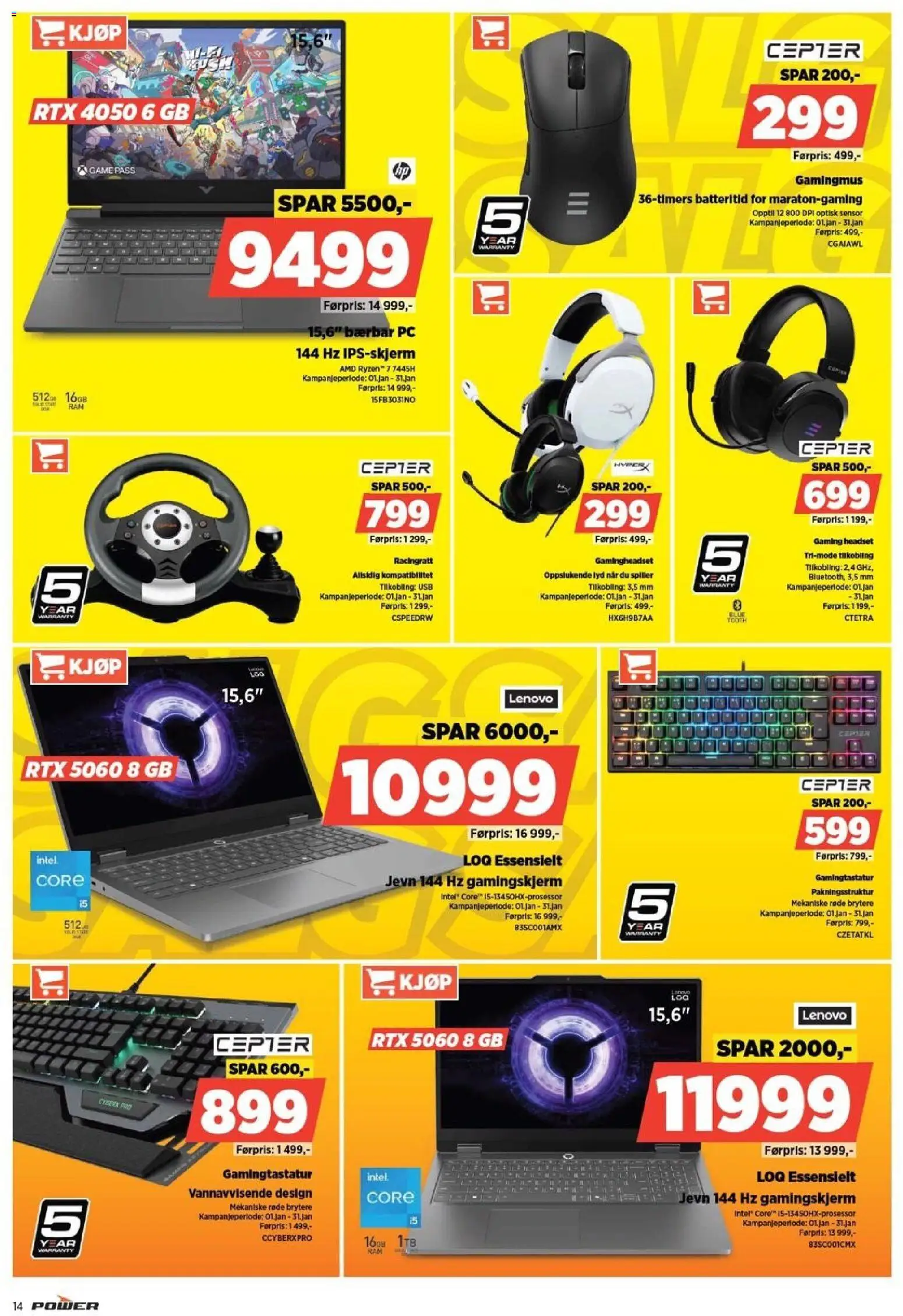 {H1} | Side: 14 | Produkter: Pc, Thon en boite, Lyd, Usb