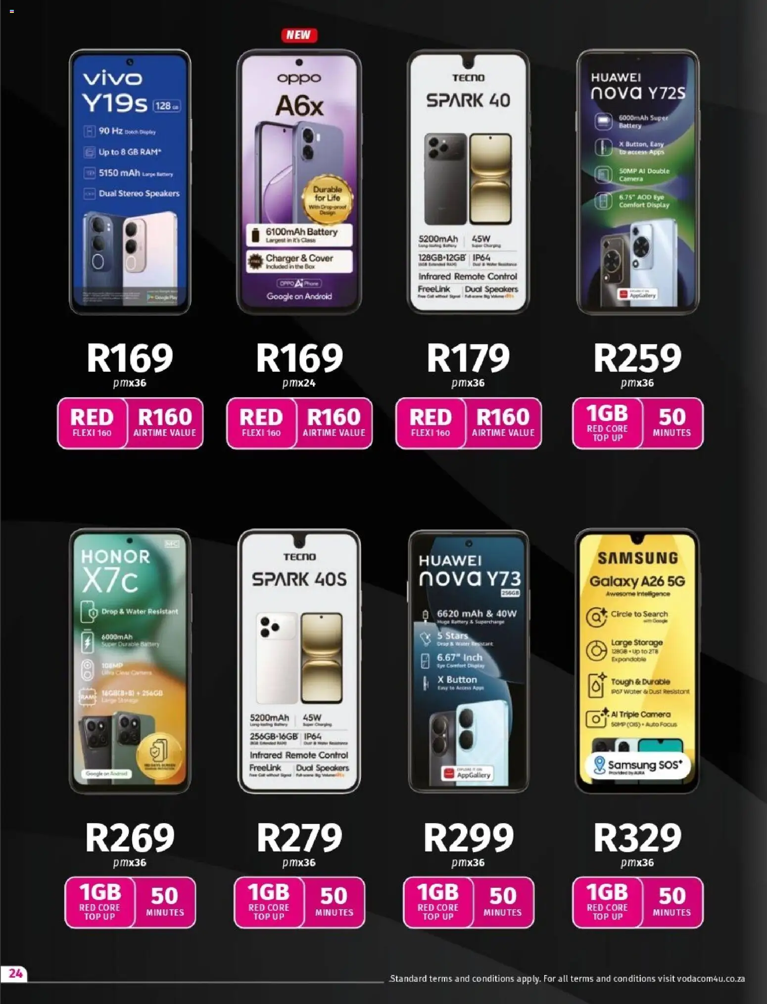 New Vodacom catalogue – valid from 07.11.2025 | Page: 24 | Products: Camera, Box, Battery, Charger