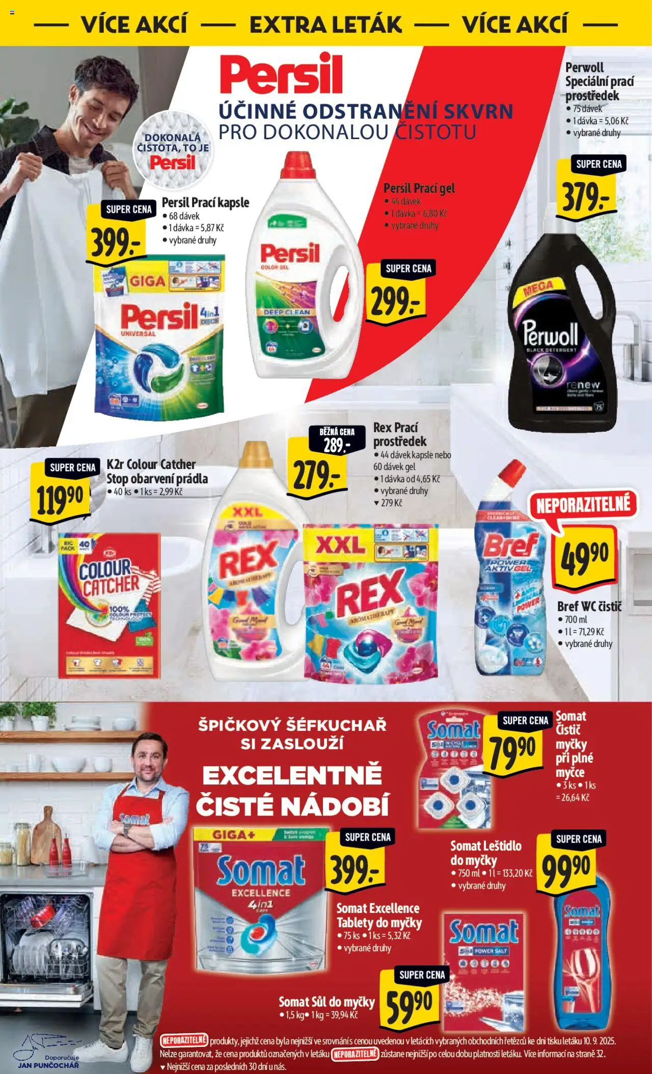Albert leták - Hypermarket od 17.09.2025 | Strana: 56 | Produkty: Tablety do myčky, Wc, Persil, Wc čistič