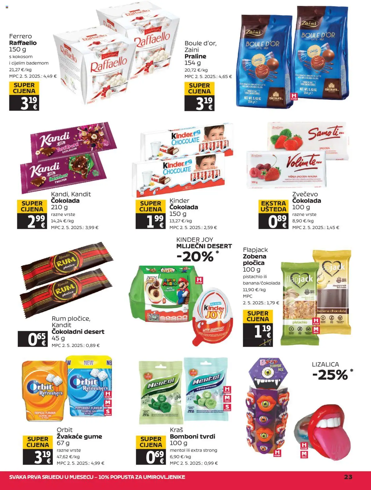 Tommy katalog | vrijedi od 31.07.2025 | Stranica: 23 | Proizvodi: Praline, Čokolada, Rum, Raffaello