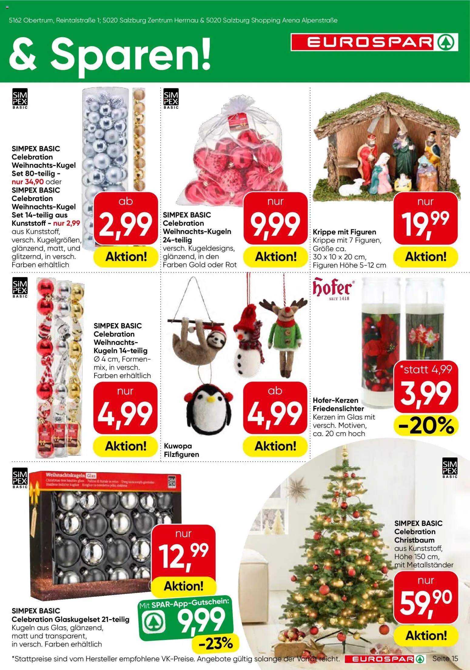 Eurospar Flugblatt - Salzburg gültig ab 20.11.2025 | Seite: 15