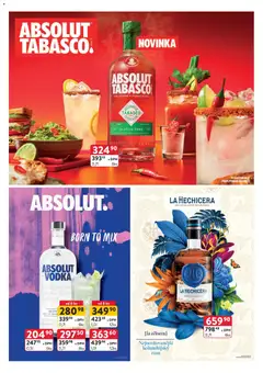Náhled letáku Astur & Qanto leták - Velkoobchod 04/2026 od 01.04.2026 | Strana: 33 | Produkty: Tabasco, Voda, Vodka, Absolut vodka