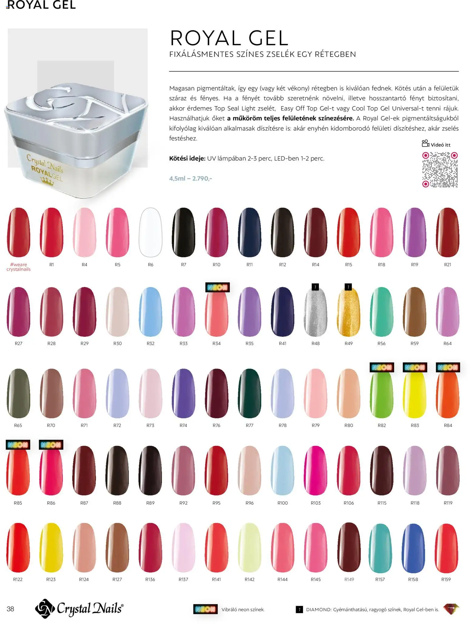 Crystal Nails akciós ujság - amely érvényes a következő dátumtól: 09.03.2026 | Oldal: 38 | Termékek: Videó