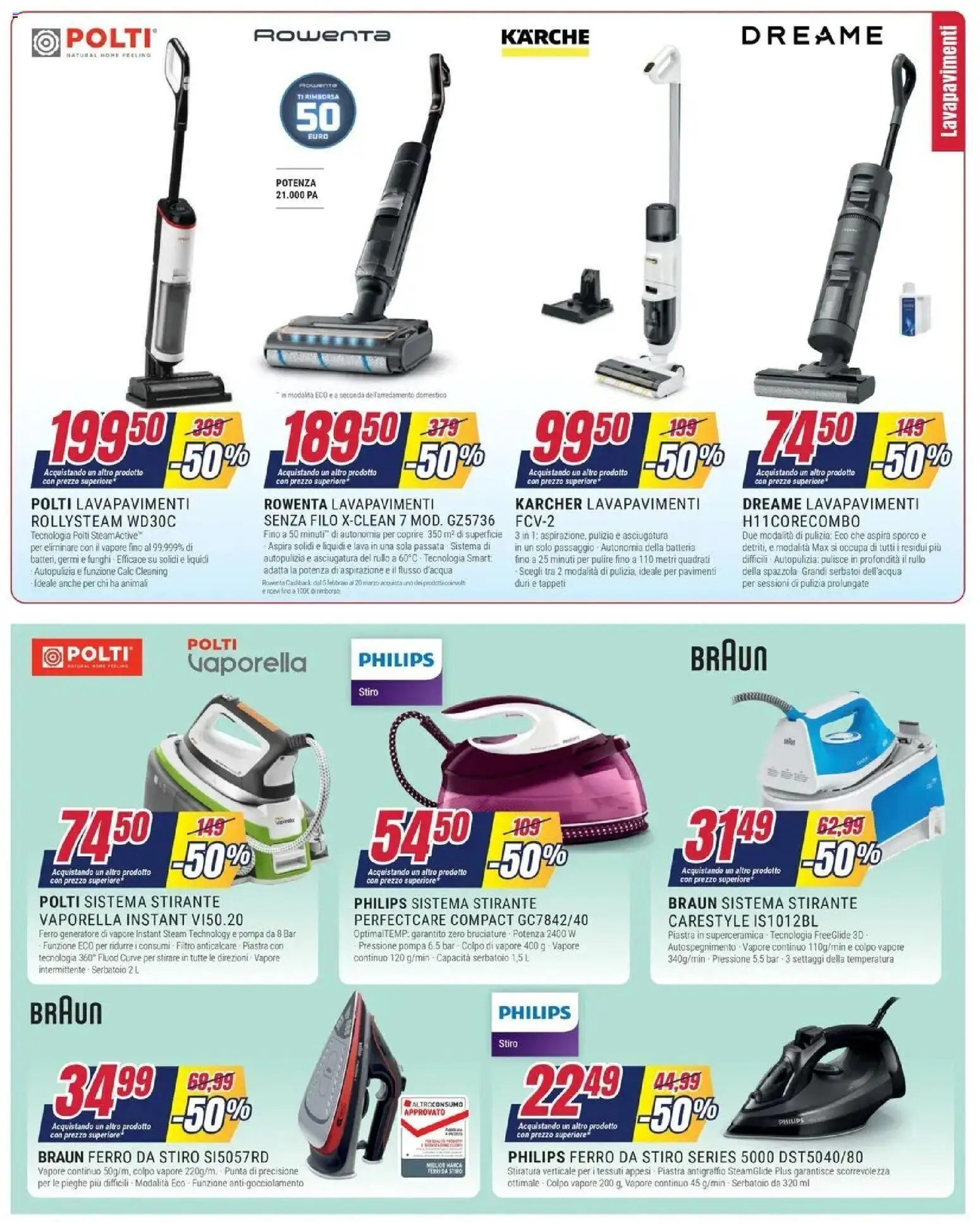 Volantino Trony del 04.03.2026 | Pagina: 24 | Prodotti: Rullo, Anticalcare, Funghi, Batteria