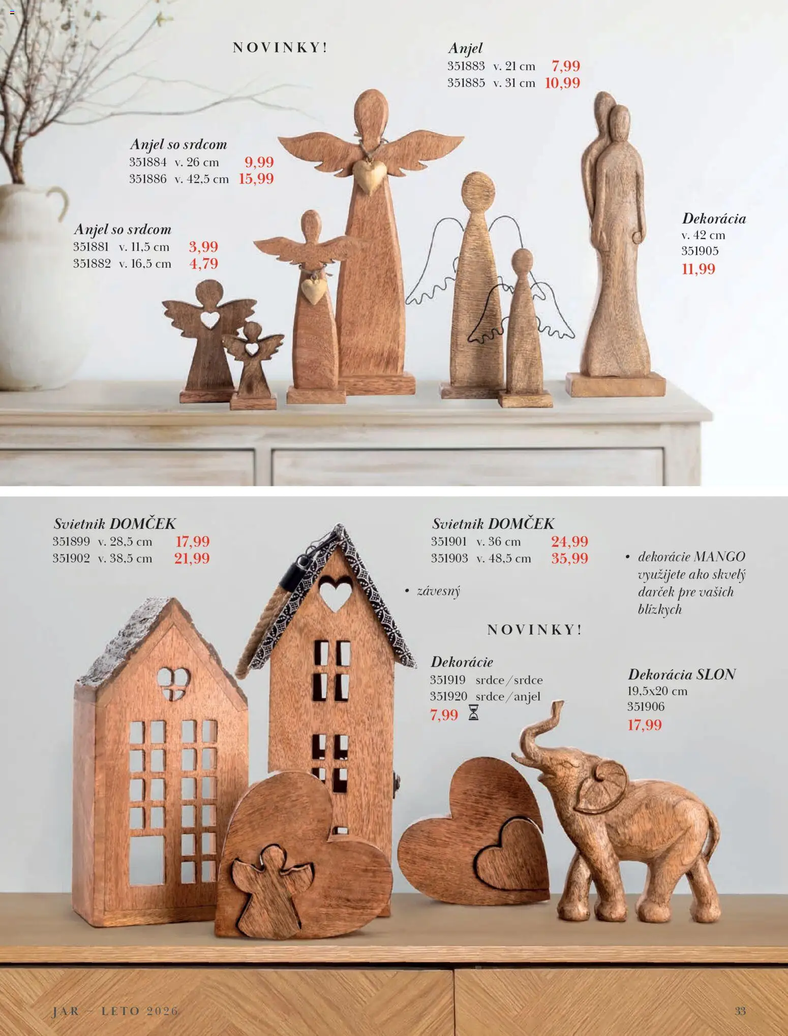 Nové Orion akcie – leták je platný od 09.03.2026 | Strana: 33 | Produkty: Svietnik, Mango, Jar