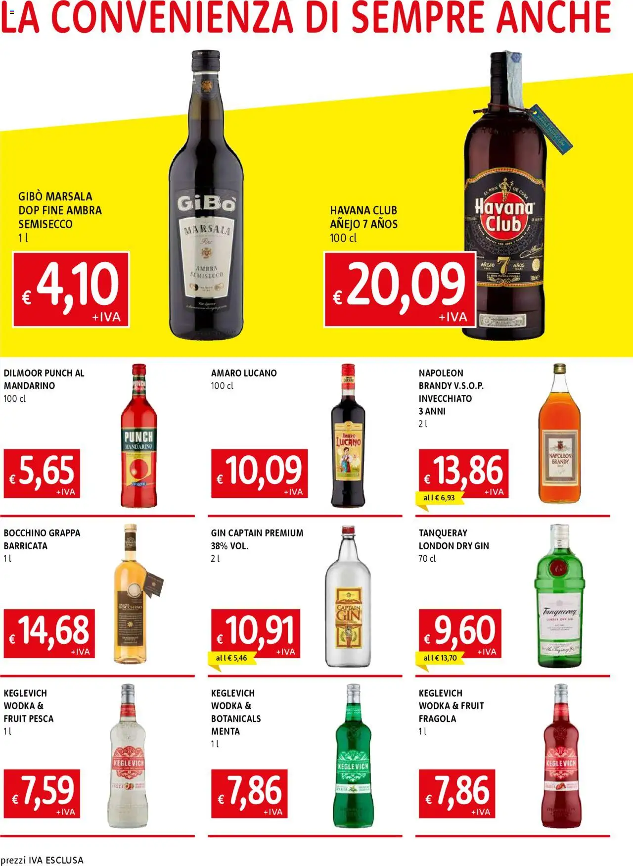 Volantino Famila del 20.10.2025 | Pagina: 6 | Prodotti: Gin, Pesca, Grappa, Amaro