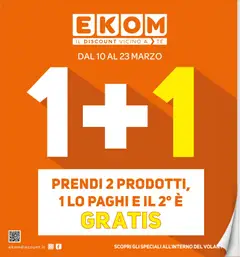 Anteprima del volantino Ekom volantino valido a partire dal 10.03.2026