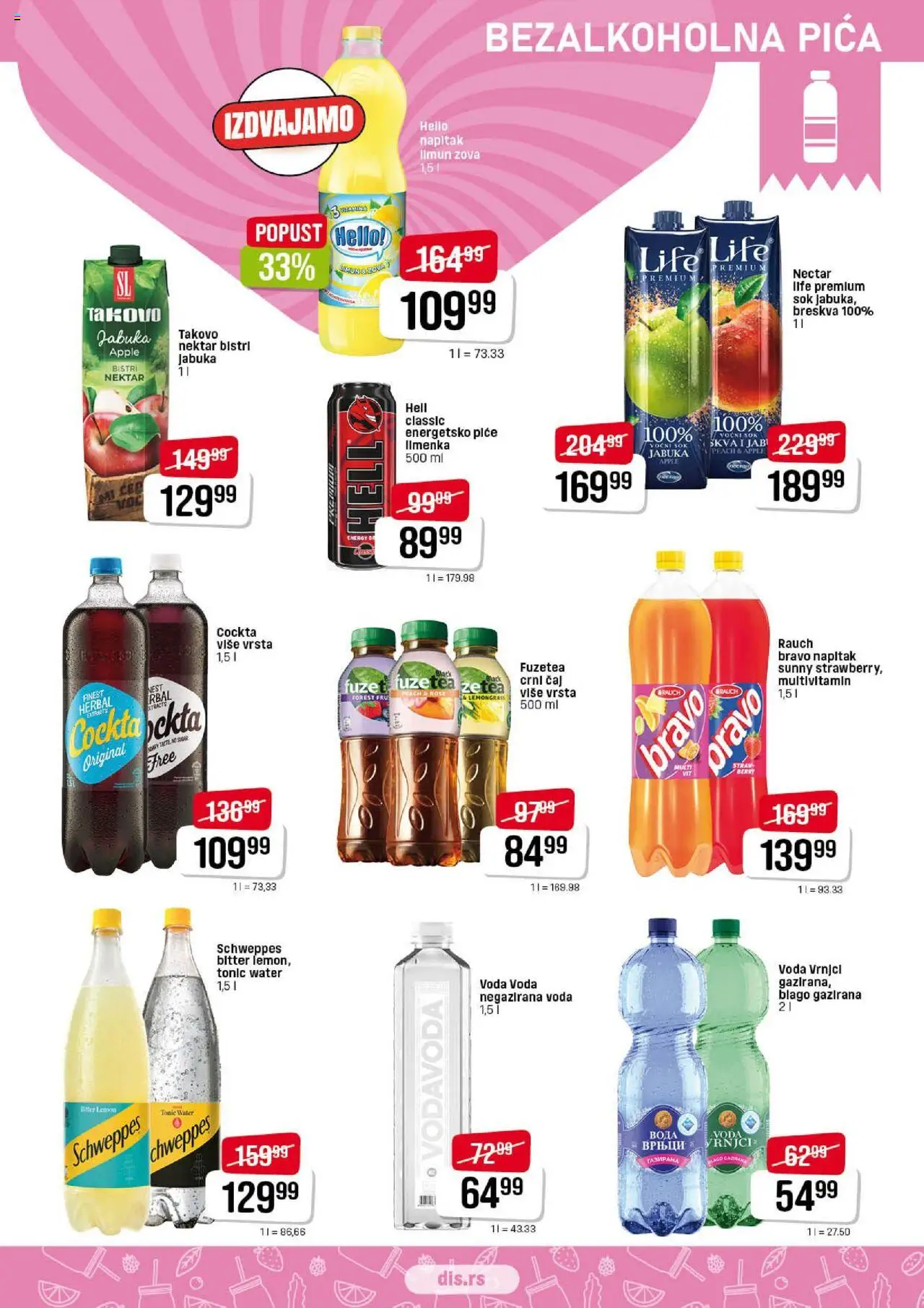 DIS katalog - važi od 14.08.2025 | Strana: 11 | Proizvode: Hell, Nektar, Sok, Čaj