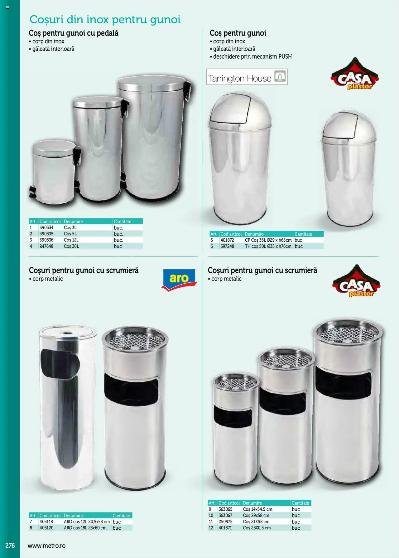 Noul catalog Metro – valabil de la 17.09.2025 | Pagină: 276 | Produse: Coș