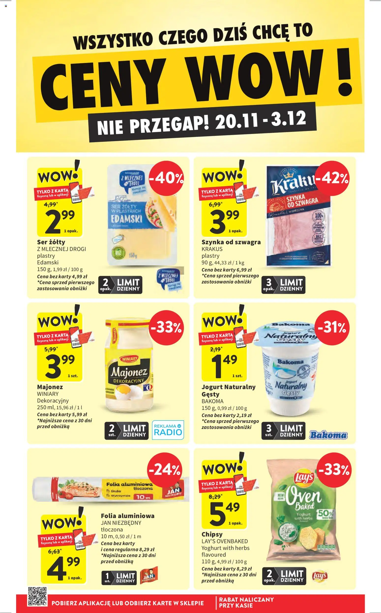 Intermarche Black Friday od 27.11.2025 | Strona: 11 | Produkty: Szynka, Lays, Ser, Jogurt