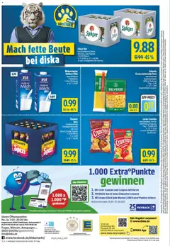 Diska - Diska Angebote Sachsen-Thüringen KW44 ab 27.10.2025 gültig | Seite: 12 | Produkte: Paulaner spezi, Haltbare milch, Lorenz crunchips, Pasta