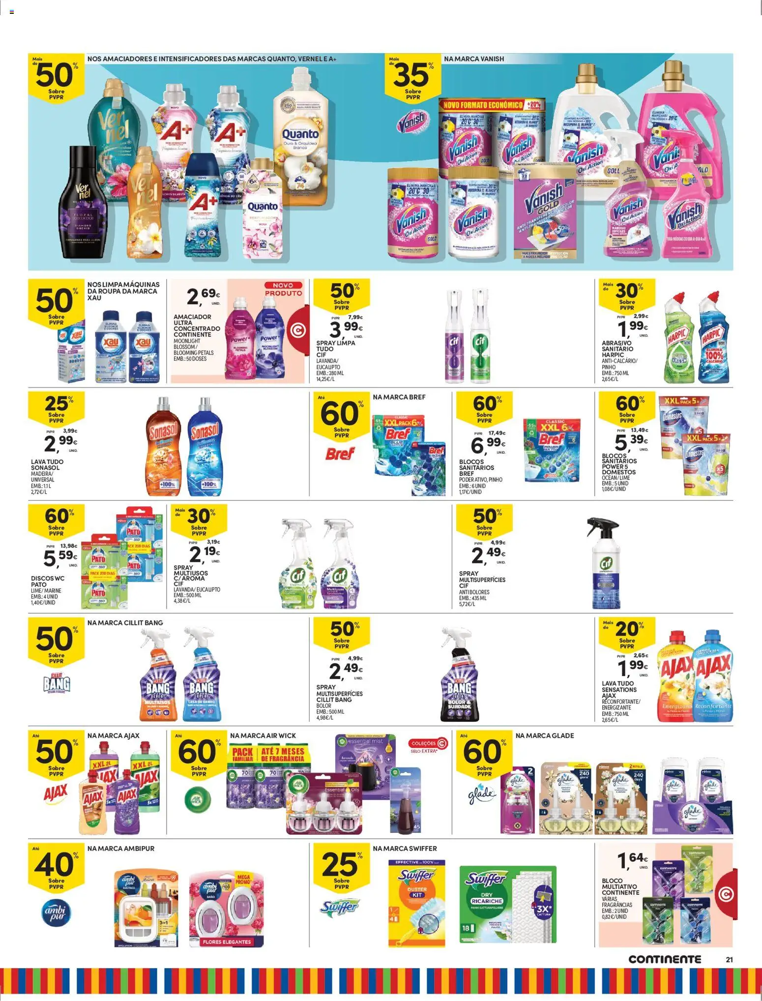 Continente - Madeira │ válido de 03.02.2026 | Página: 21 | Produtos: Flores, Fragrância, Casa de banho, Banho