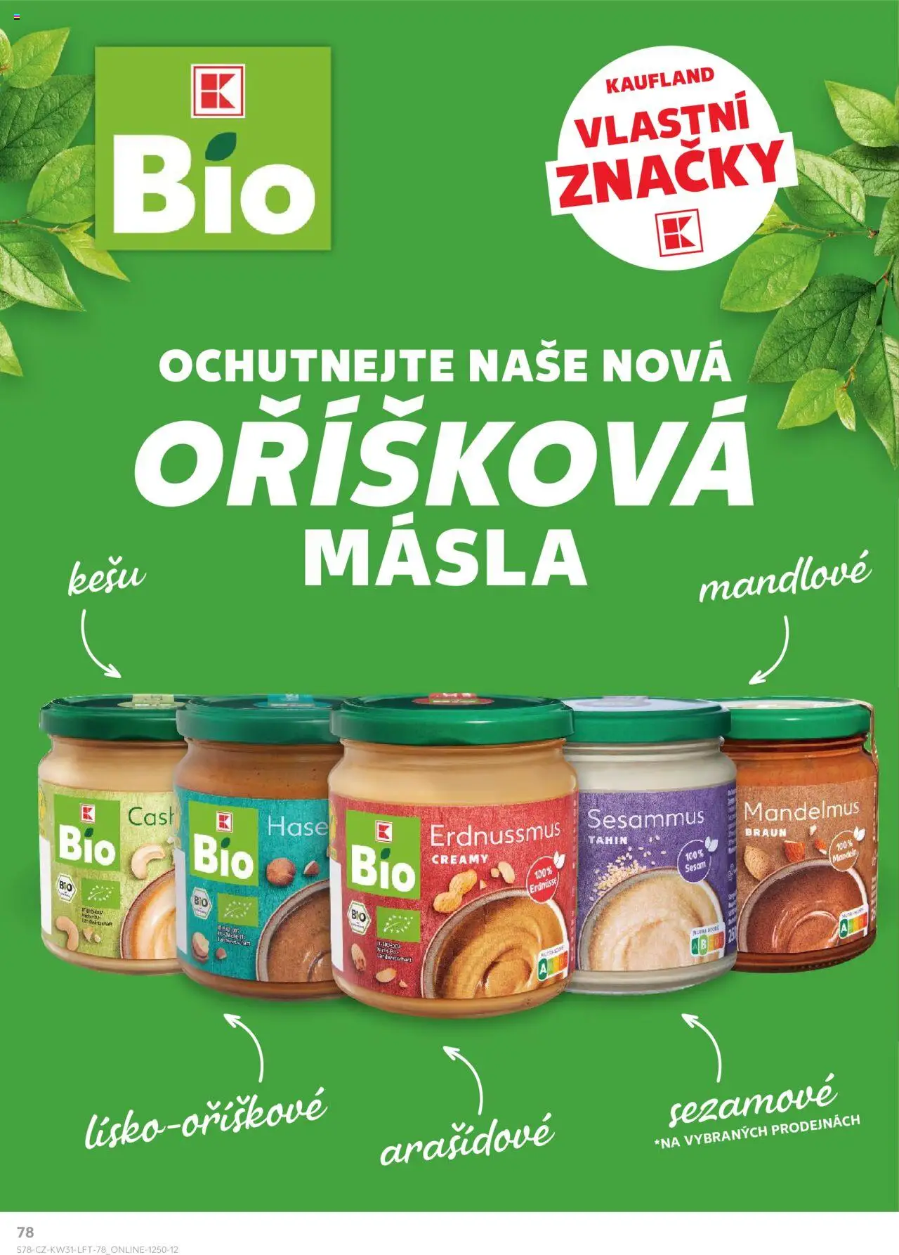 Kaufland leták - Plzeň Bory od 30.07.2025 | Strana: 78 | Produkty: Kešu