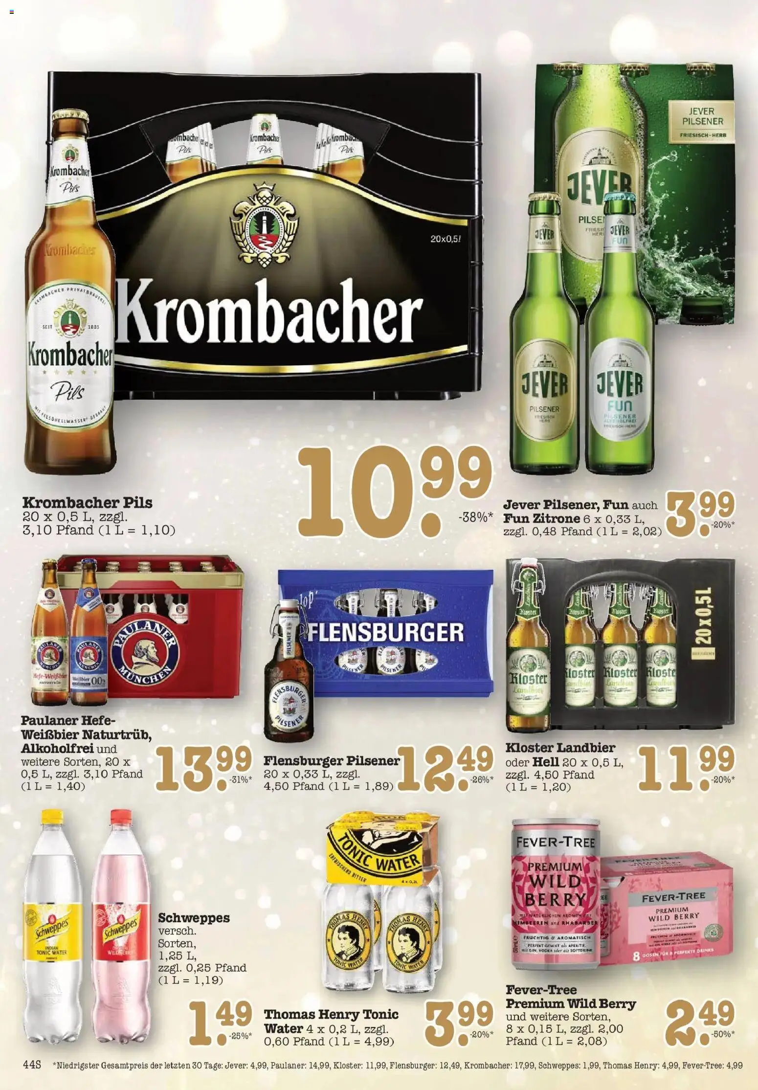 Edeka prospekt Bühlertal	 – gültig ab 15.12.2025 | Seite: 46 | Produkte: Weißbier, Pils, Flensburger, Zitrone