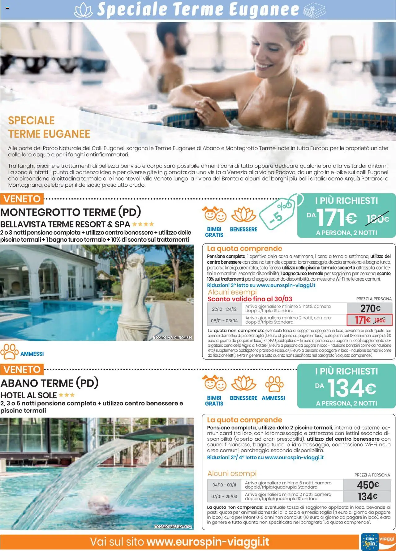 Volantino Eurospin del 04.10.2025 | Pagina: 11 | Prodotti: Prosciutto, Culla, Letto, Bagno