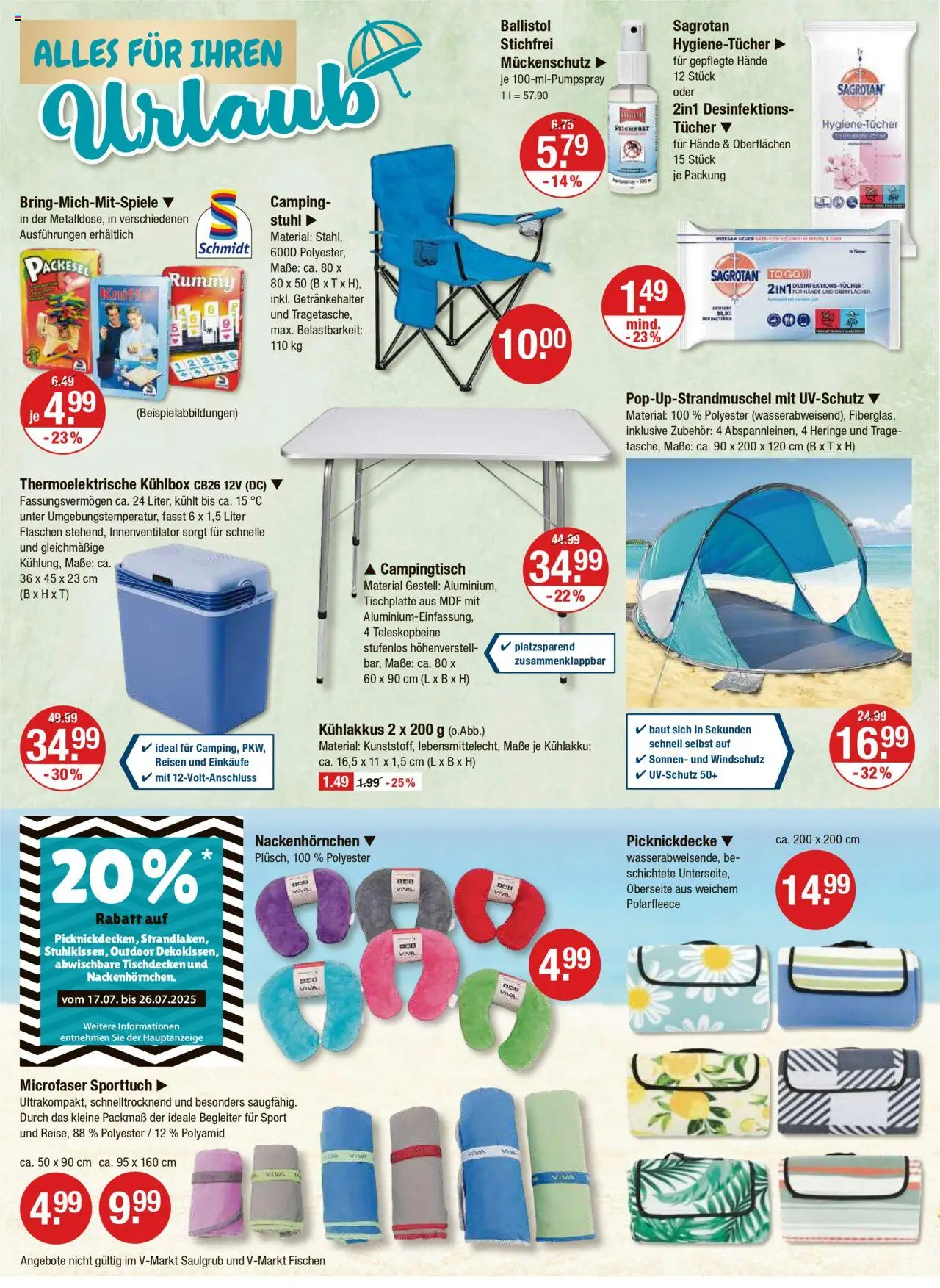 V-Markt - Oberbayern - gültig ab dem 24.07.2025 | Seite: 12 | Produkte: Stuhl