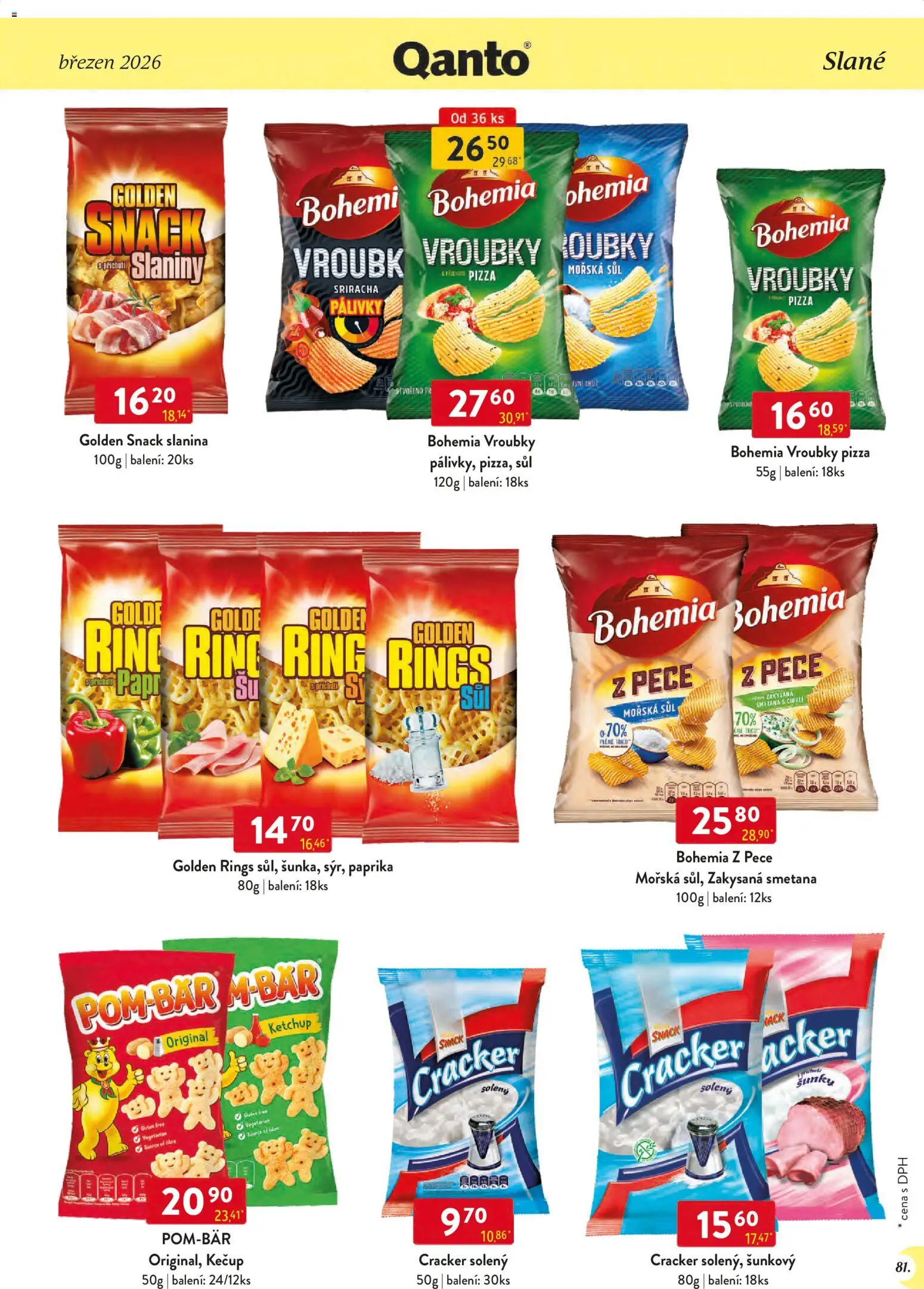 Astur & Qanto leták - Velkoobchod 03/2026 od 01.03.2026 | Strana: 81 | Produkty: Pizza, Smetana, Paprika, Slanina