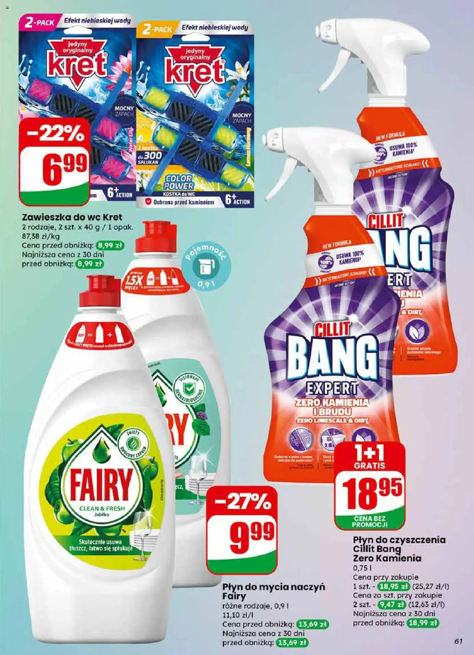 Dino gazetka od 11.03.2026 | Strona: 61 | Produkty: Zapach, Fairy, Płyn do mycia naczyń