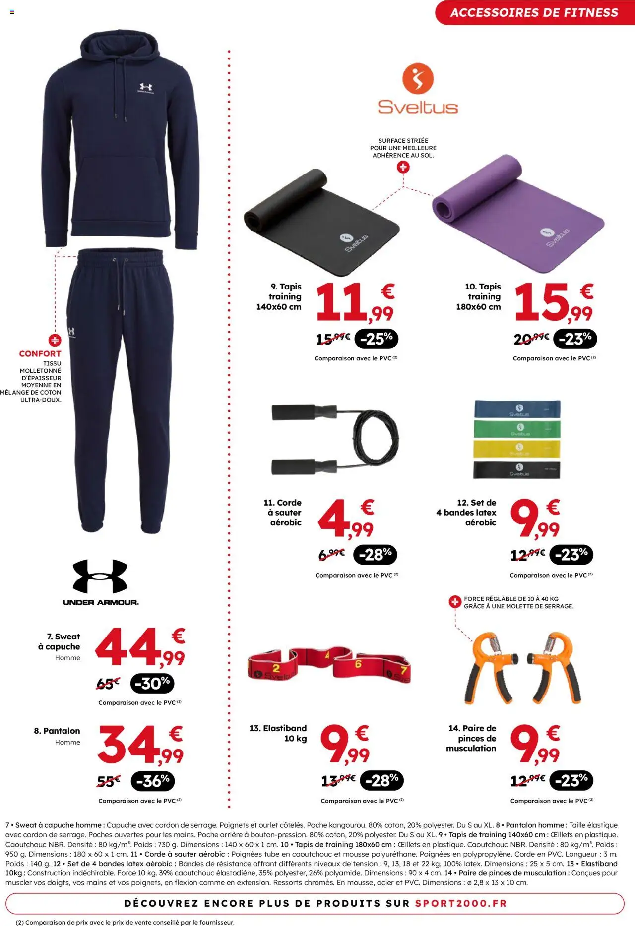  | Page: 11 | Produits: Poids, Coton, Tapis, Pantalon