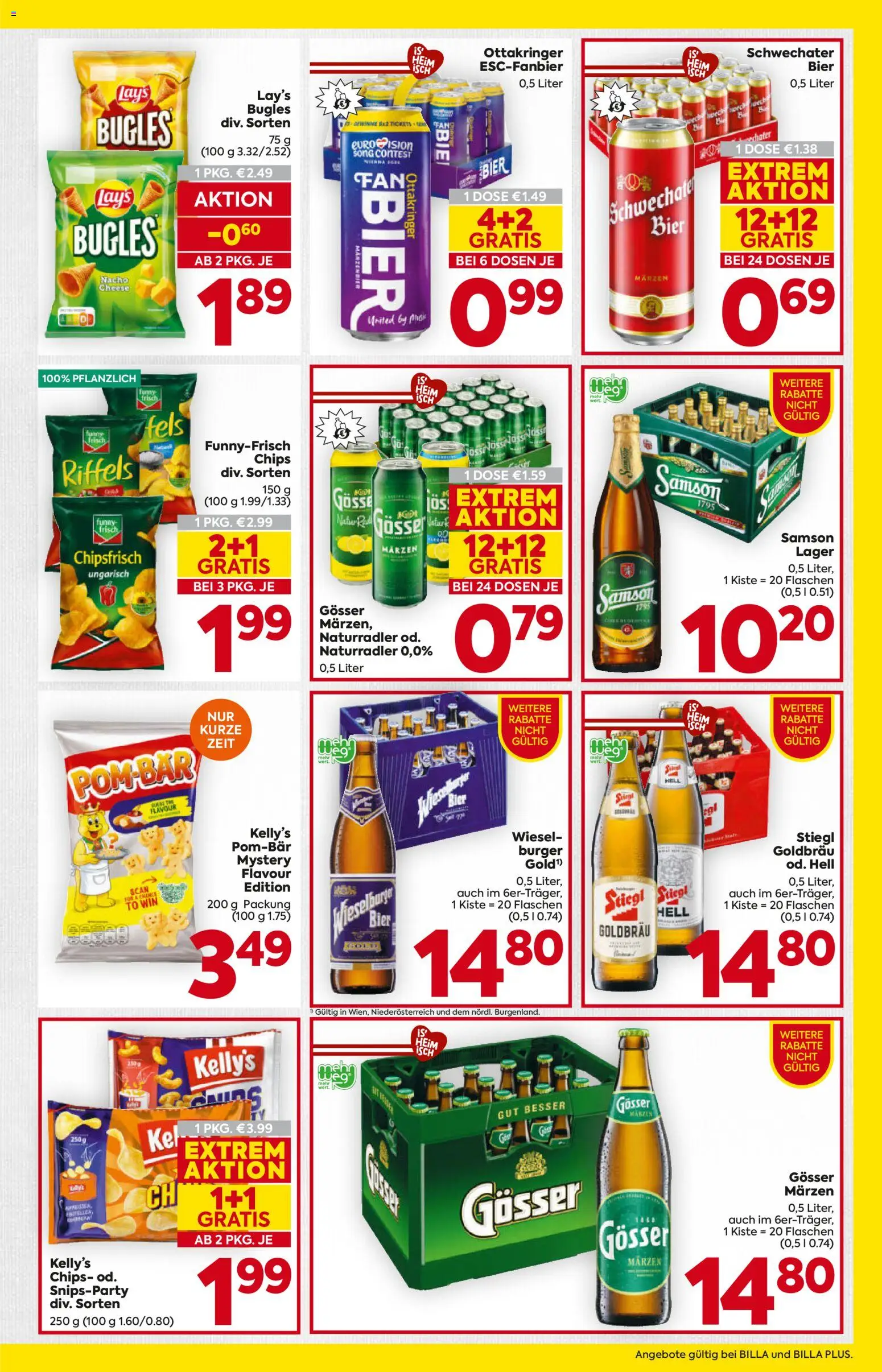 Billa Flugblatt - Burgenland gültig ab 07.04.2026 | Seite: 13 | Produkte: Chips, Bier
