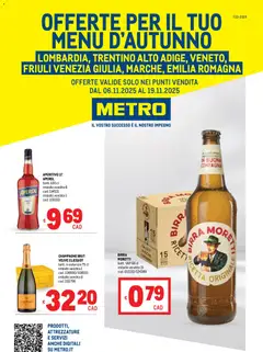 Anteprima del volantino Volantino Metro	 valido a partire dal 06.11.2025
