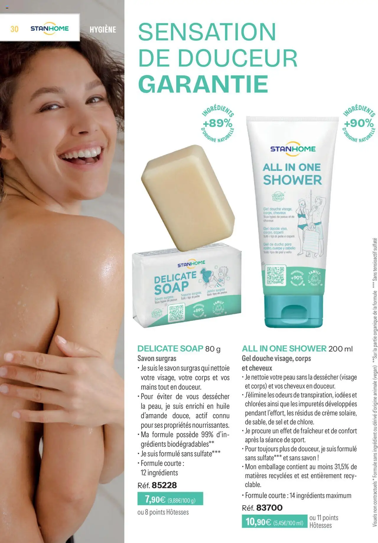 {H1} | Page: 30 | Produits: Savon, Gel douche, Sel, Huile