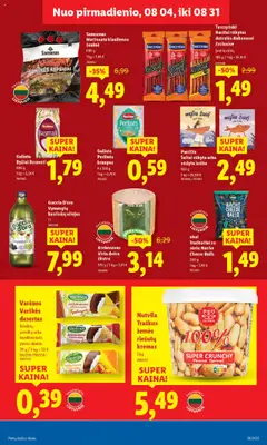LIDL leidinys│galioja nuo 21.08.2025 | Puslapis: 43 | Prekių: Kruopos, Dešrelės, Ryžiai, Traškučiai
