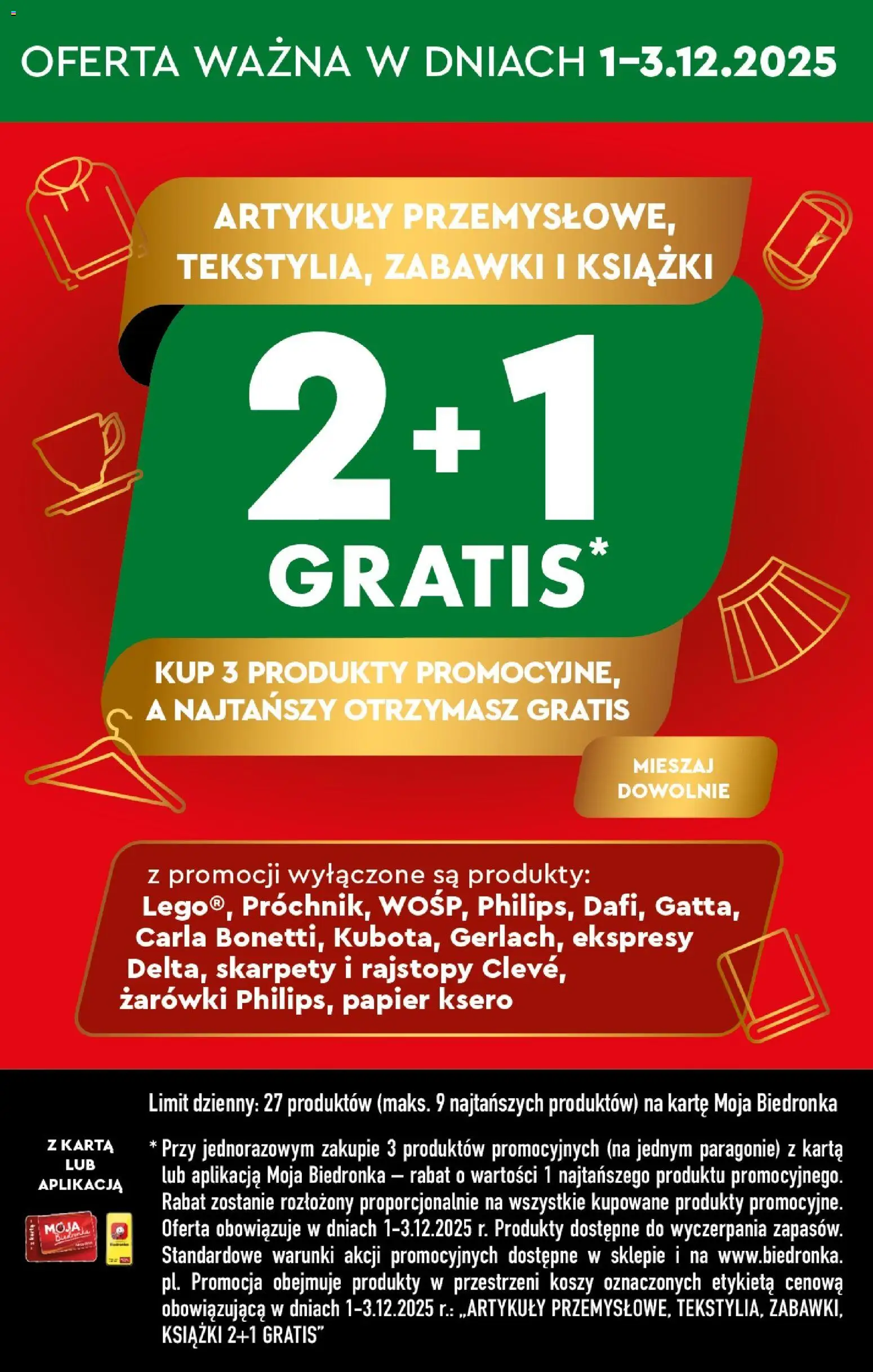 Biedronka gazetka od 01.12.2025 | Strona: 87 | Produkty: Rajstopy, Gatta, Książki, Żarówki