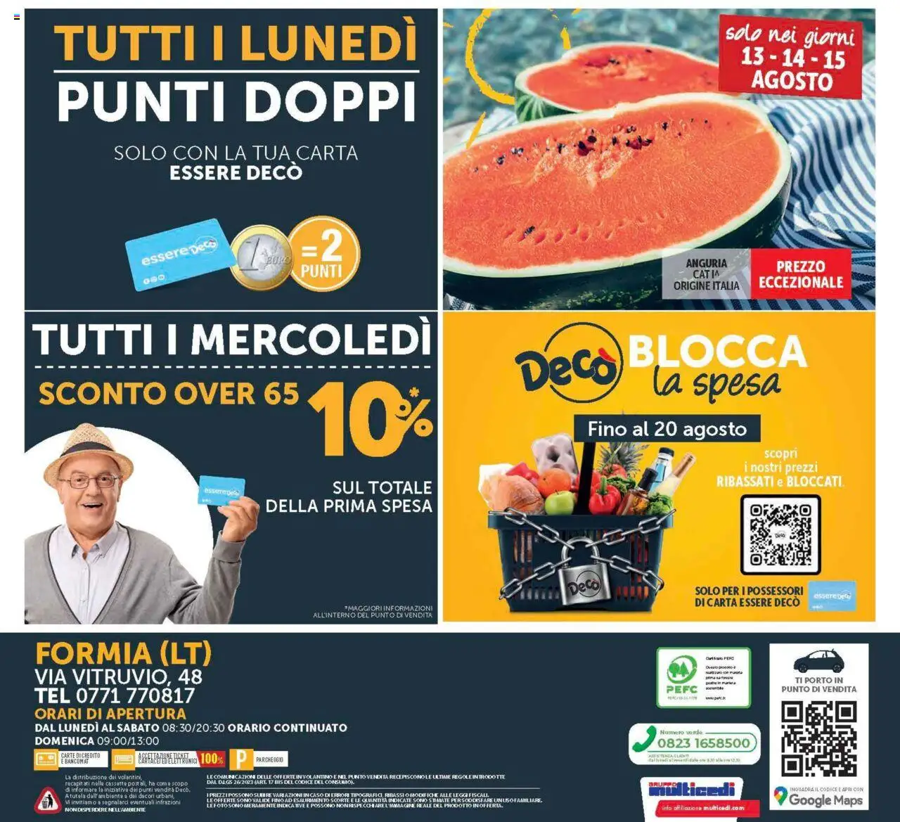 Volantino Decò del 08.08.2025 | Pagina: 20 | Prodotti: Anguria