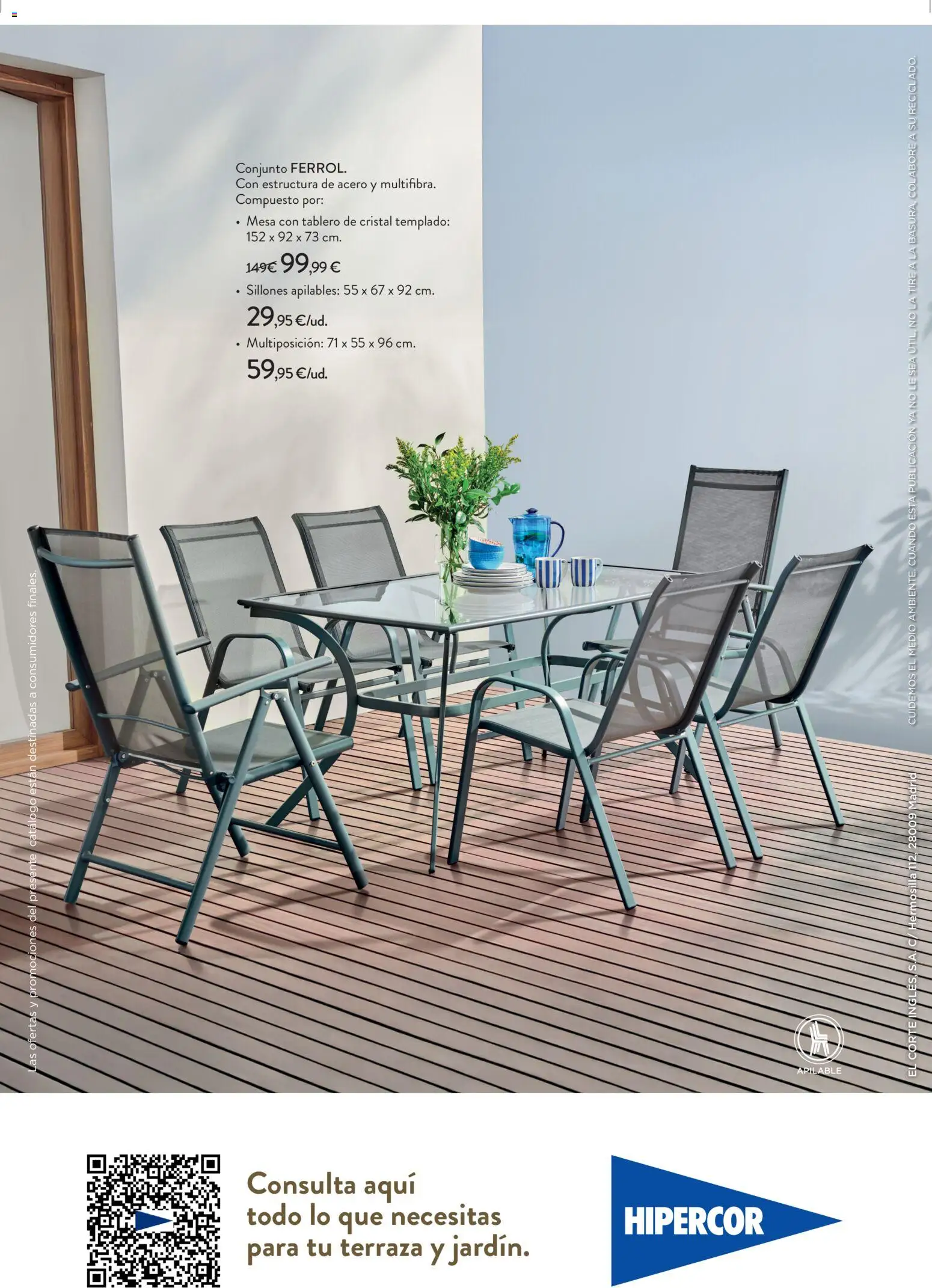 Hipercor Terraza y jardín │ válido desde el 16.03.2026 | Página: 20 | Productos: Mesa
