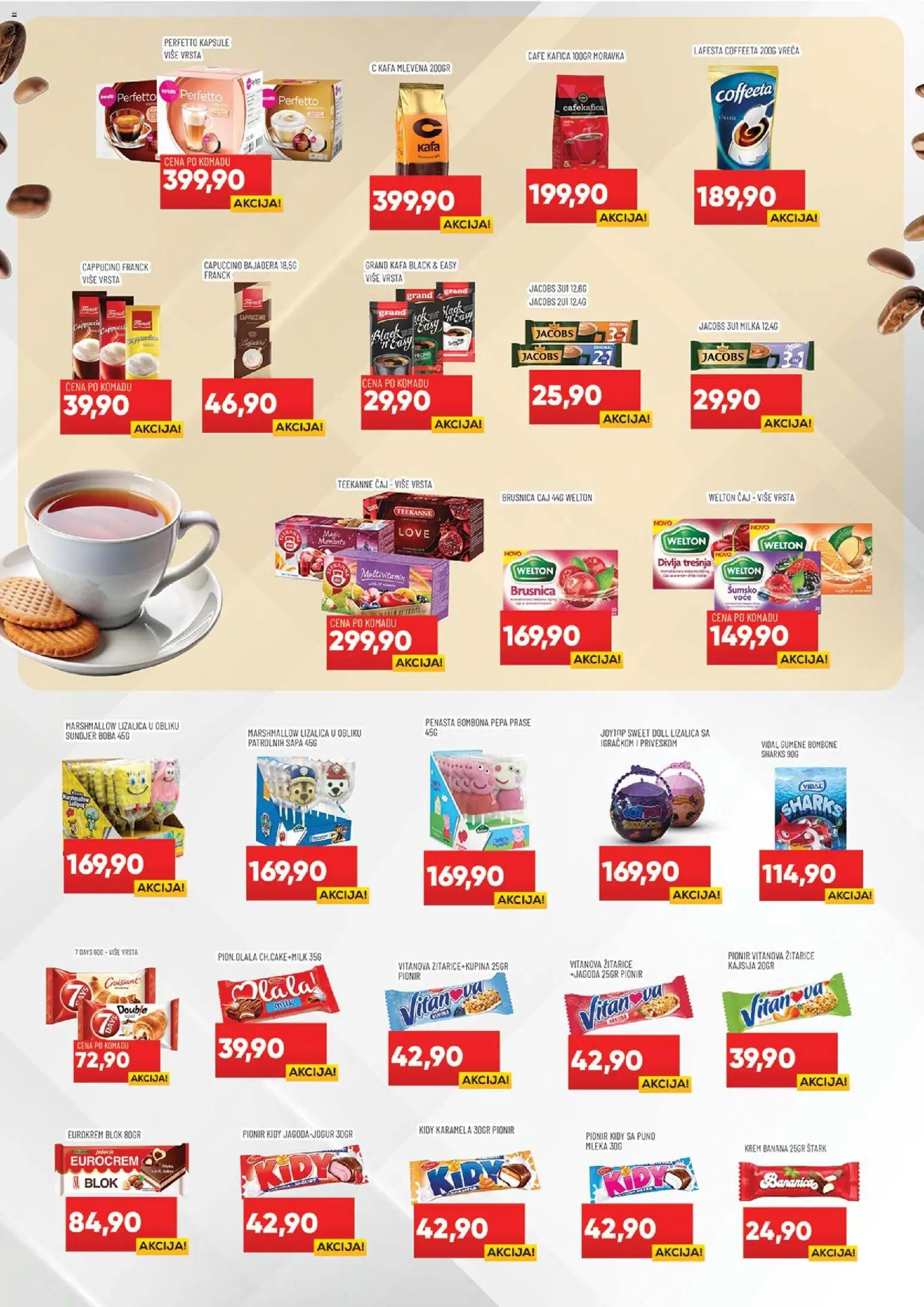 Medius katalog - važi od 24.03.2026 | Strana: 20 | Proizvode: Bombone, Žitarice, Marshmallow, Teekanne