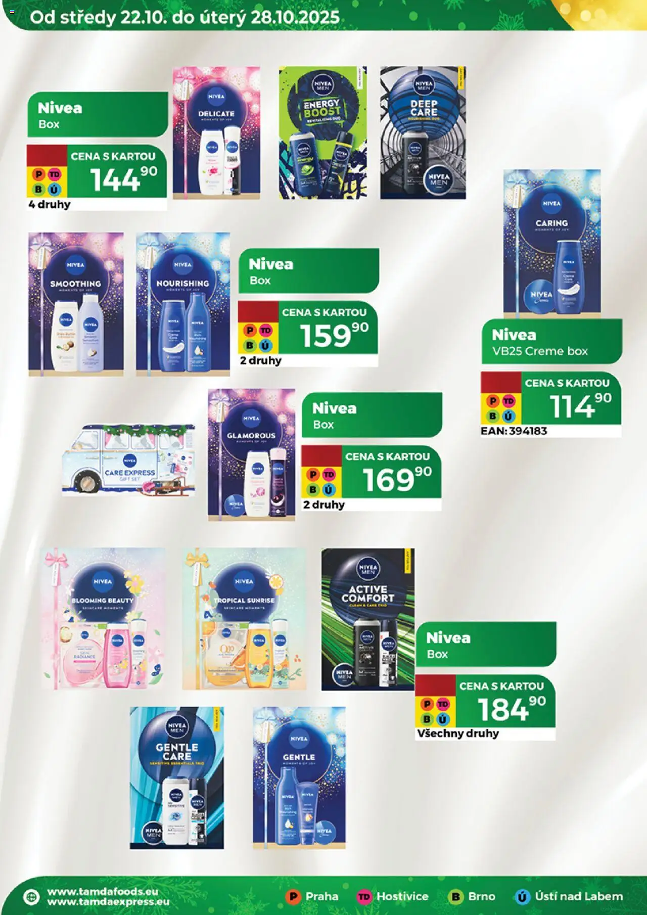 Tamda Foods leták od 22.10.2025 | Strana: 46 | Produkty: Box, Nivea