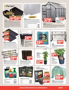 Puuilo-mainoslehti voimassa 27.04.2026 alkaen | Sivu: 3 | Tuotteet: Levy, Kangas, Kasvihuone, Voi