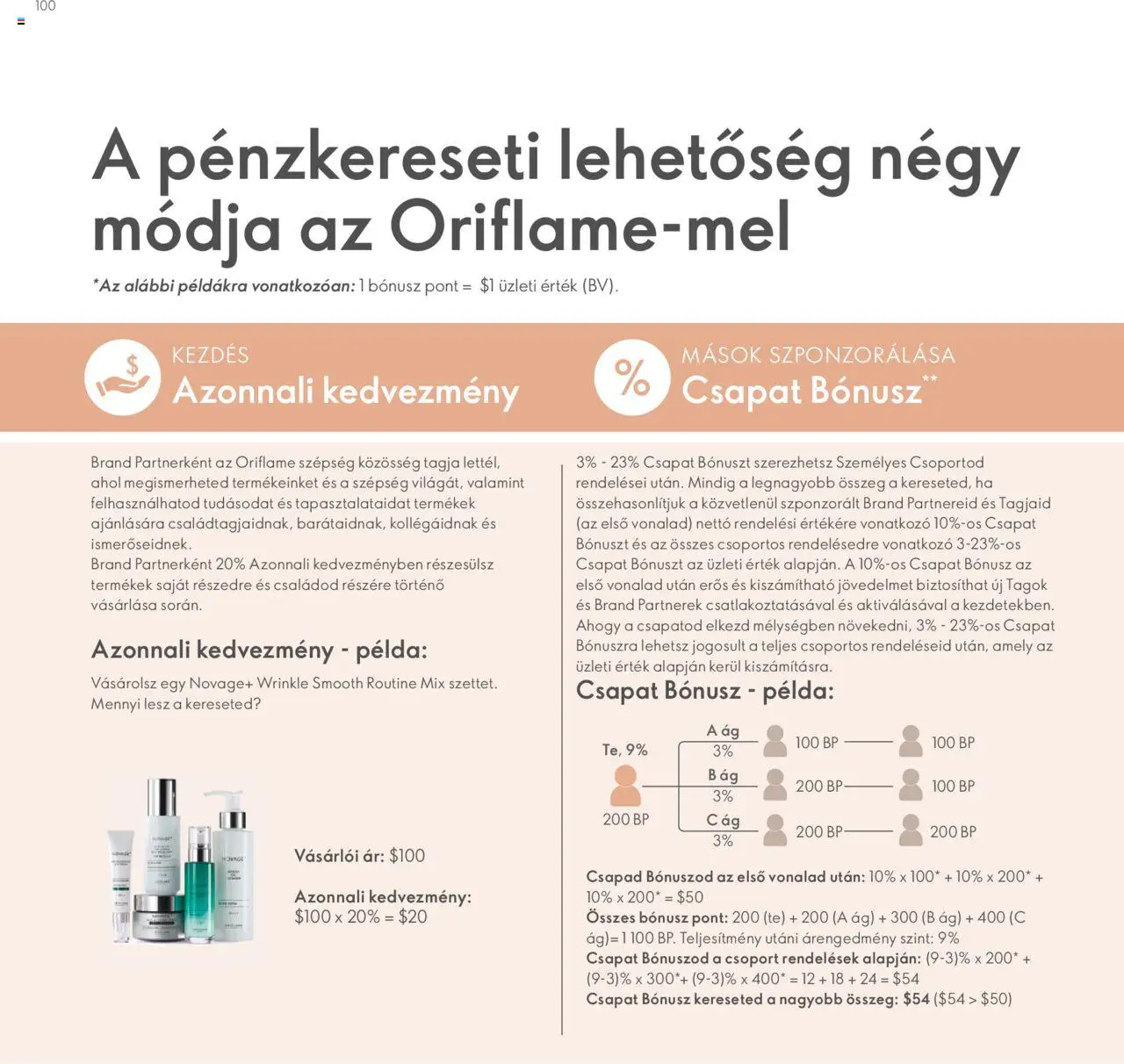 Oriflame akciós ujság - amely érvényes a következő dátumtól: 28.04.2024 | Oldal: 100