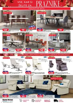 Harvey Norman katalog akcije – veljaven od 01.12.2025 | Stran: 4 | Izdelki: Fotelj, Miza, Stol