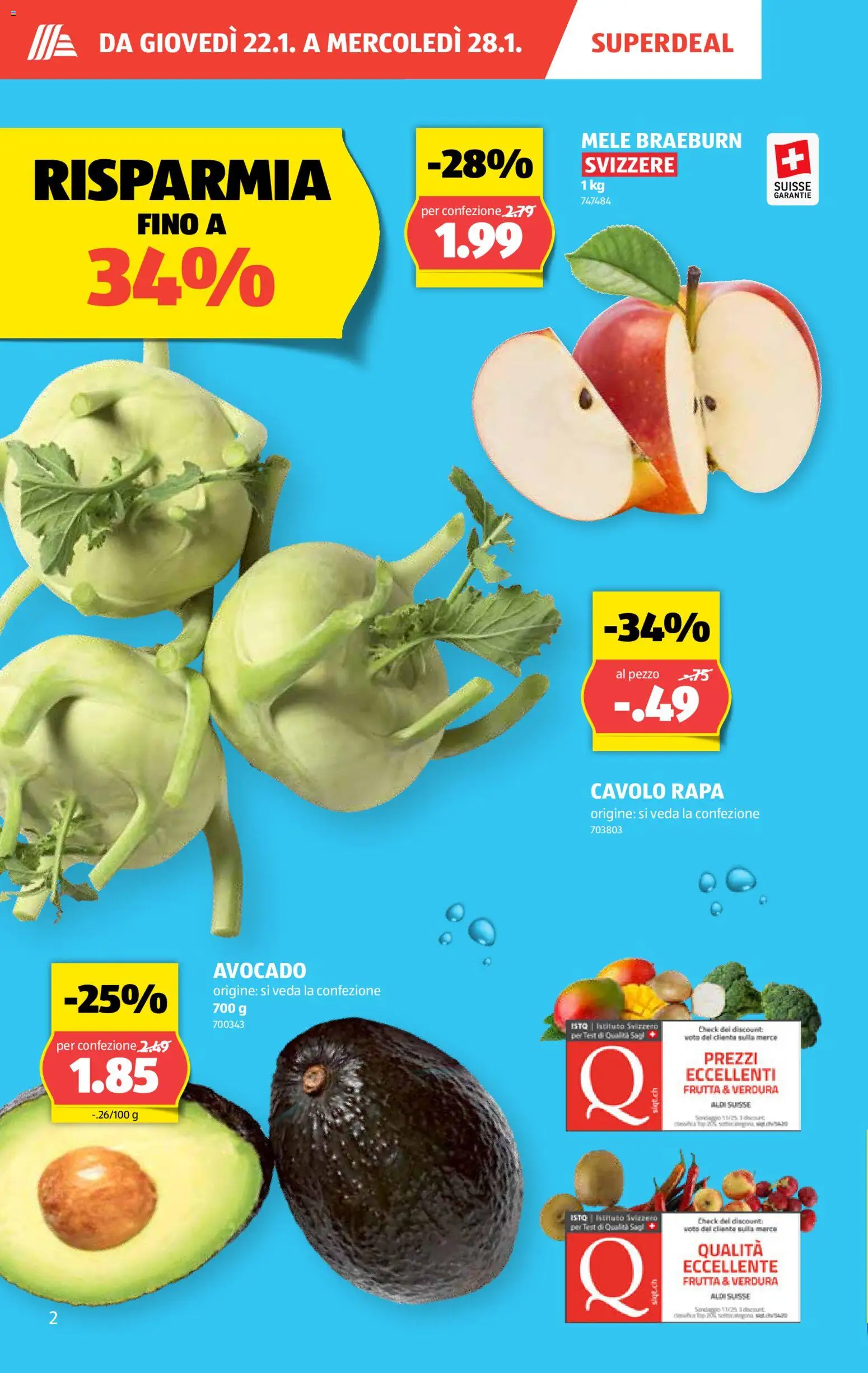 Aldi Aktionen IT – gültig ab 22.01.2026 | Seite: 3 | Produkte: Avocado