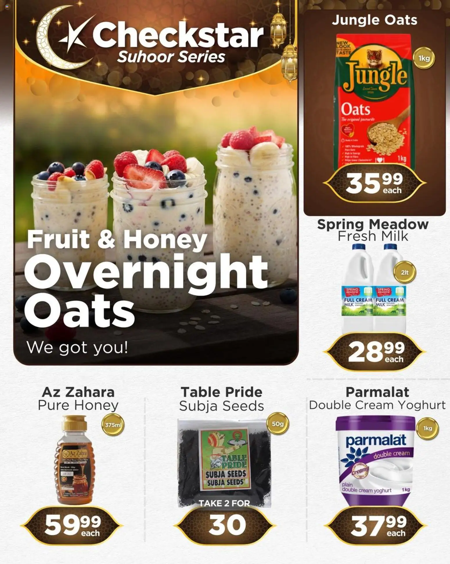 New Check Star catalogue – valid from 20.02.2026 | Page: 1 | Products: Yoghurt, Table, Oats, Fruit