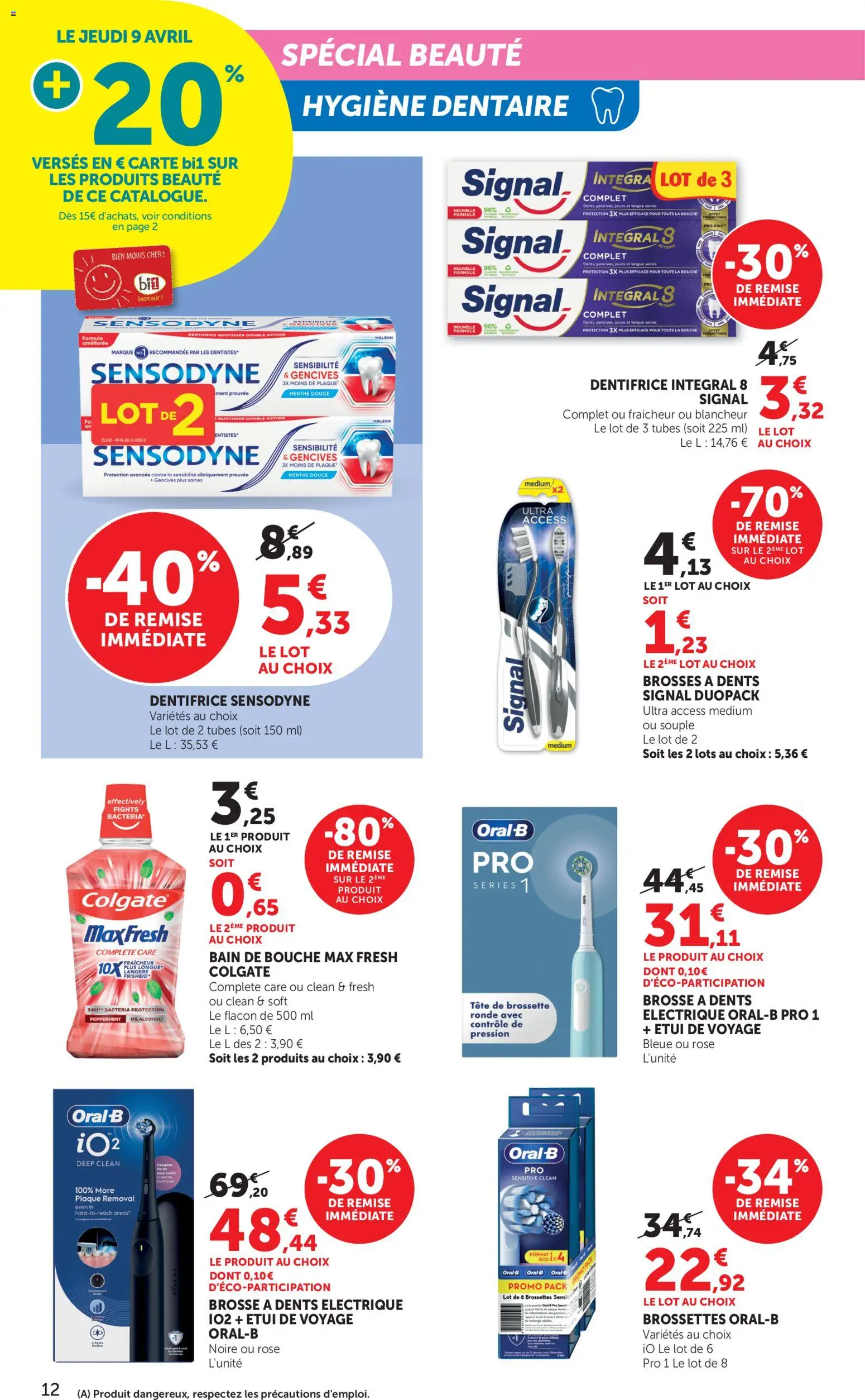 {H1} | Page: 12 | Produits: Produits beauté, Brosse à dents électrique, Brosse, Dentifrice