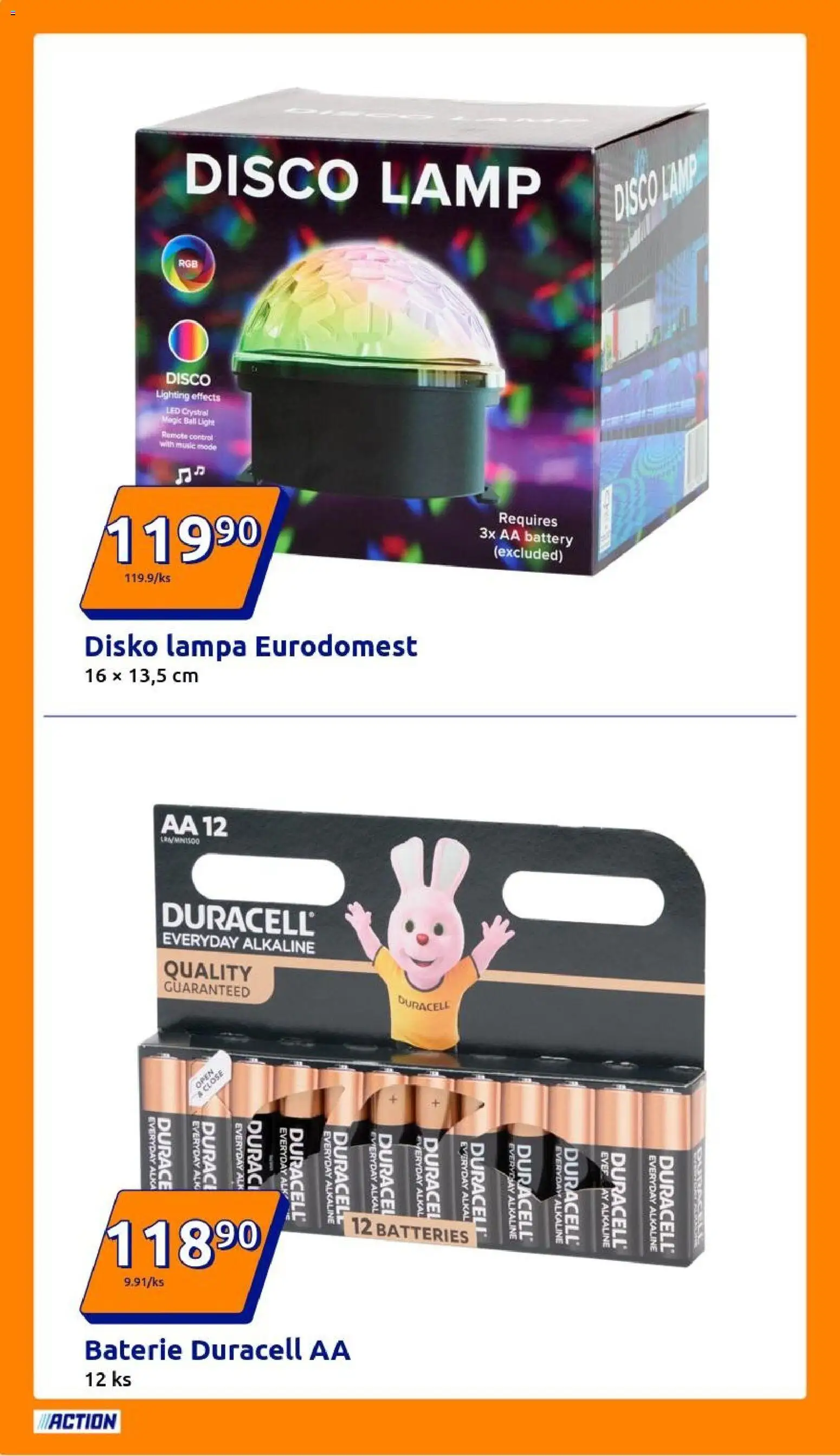 Action leták od 17.12.2025 | Strana: 6 | Produkty: Baterie, Lampa, LED