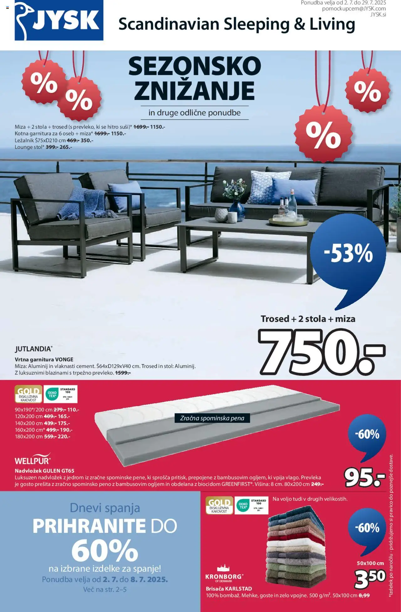 JYSK katalog │ velja od 02.07.2025 | Stran: 1