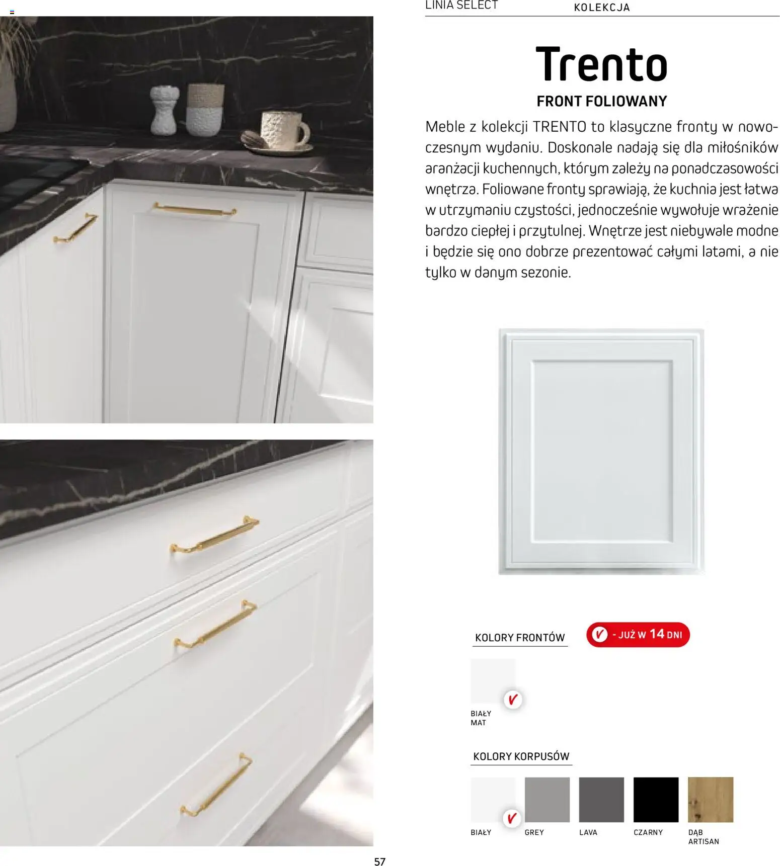 Komfort Gazetka - Katalog kuchnie od 15.12.2025 | Strona: 57