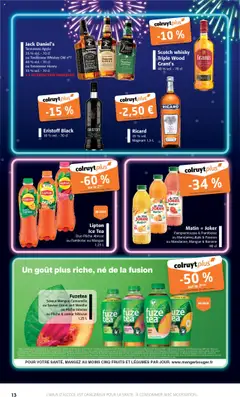 Colruyt - Prévisualisation de Colruyt catalogue valide à partir de 08.10.2025 | Page: 13 | Produits: Framboise, Menthe, Kaki, Jus de citron
