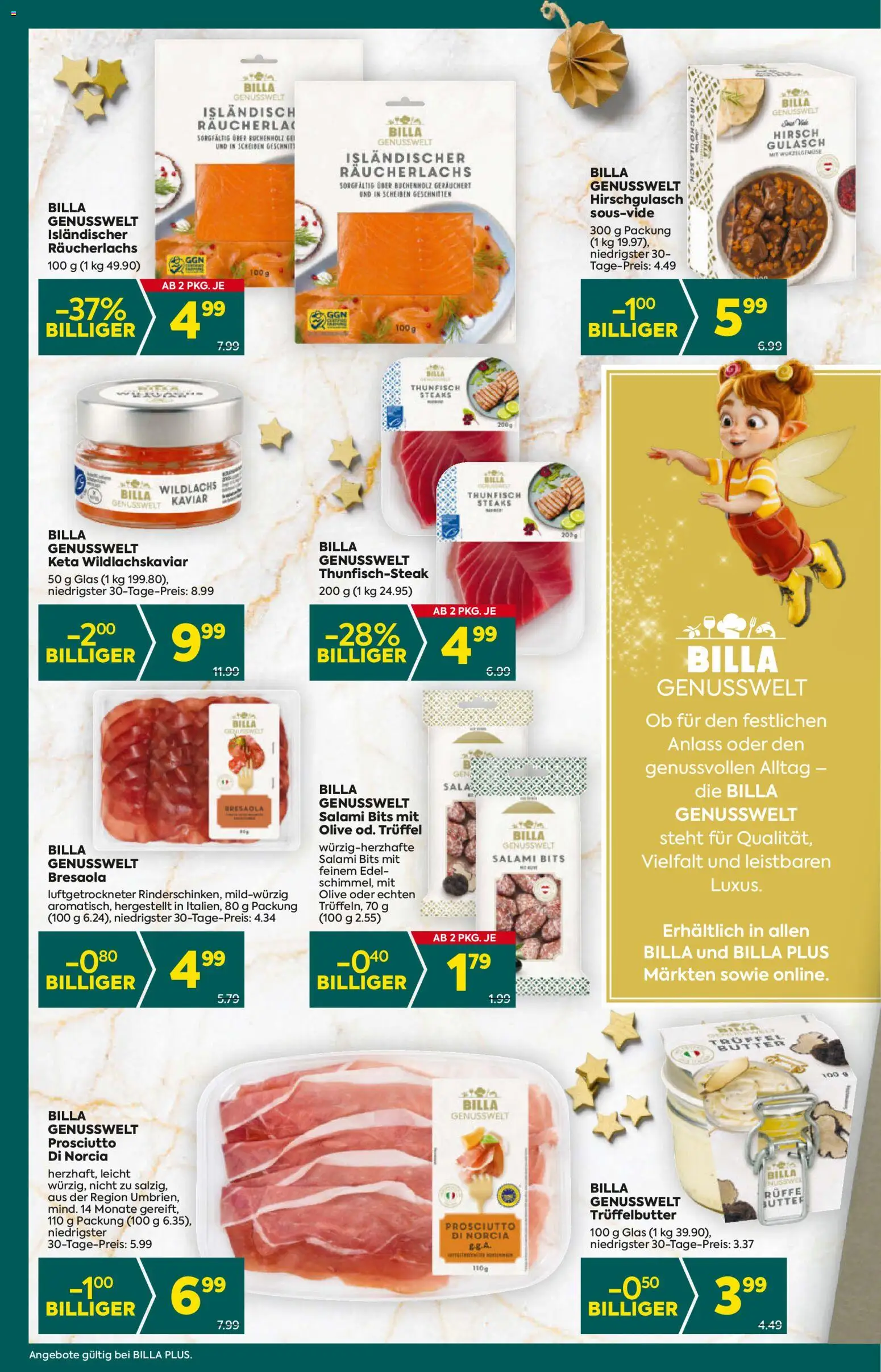 Billa Plus Flugblatt - Burgenland gültig ab 04.12.2025 | Seite: 10 | Produkte: Butter, Salami
