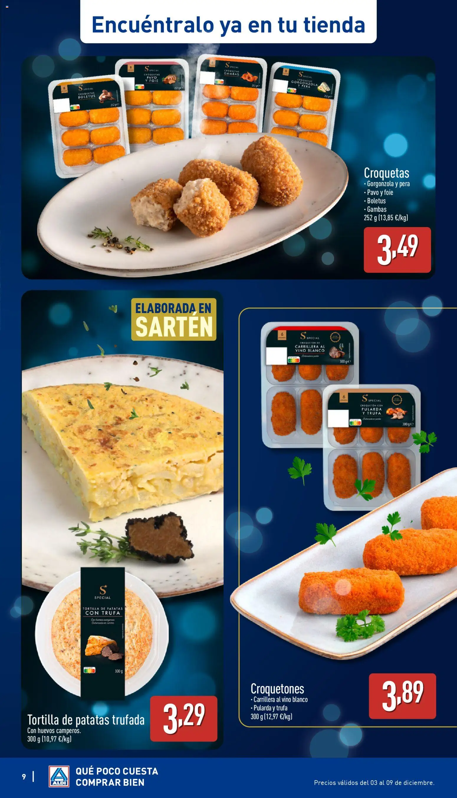 Aldi folleto Canarias │ válido desde el 04.12.2025 | Página: 9 | Productos: Huevos, Vino, Croquetas