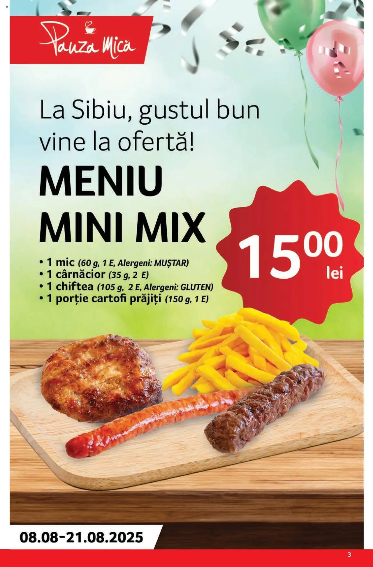 Catalog Selgros - Sibiu – valabil de la 08.08.2025 | Pagină: 3 | Produse: Muștar, Cartofi