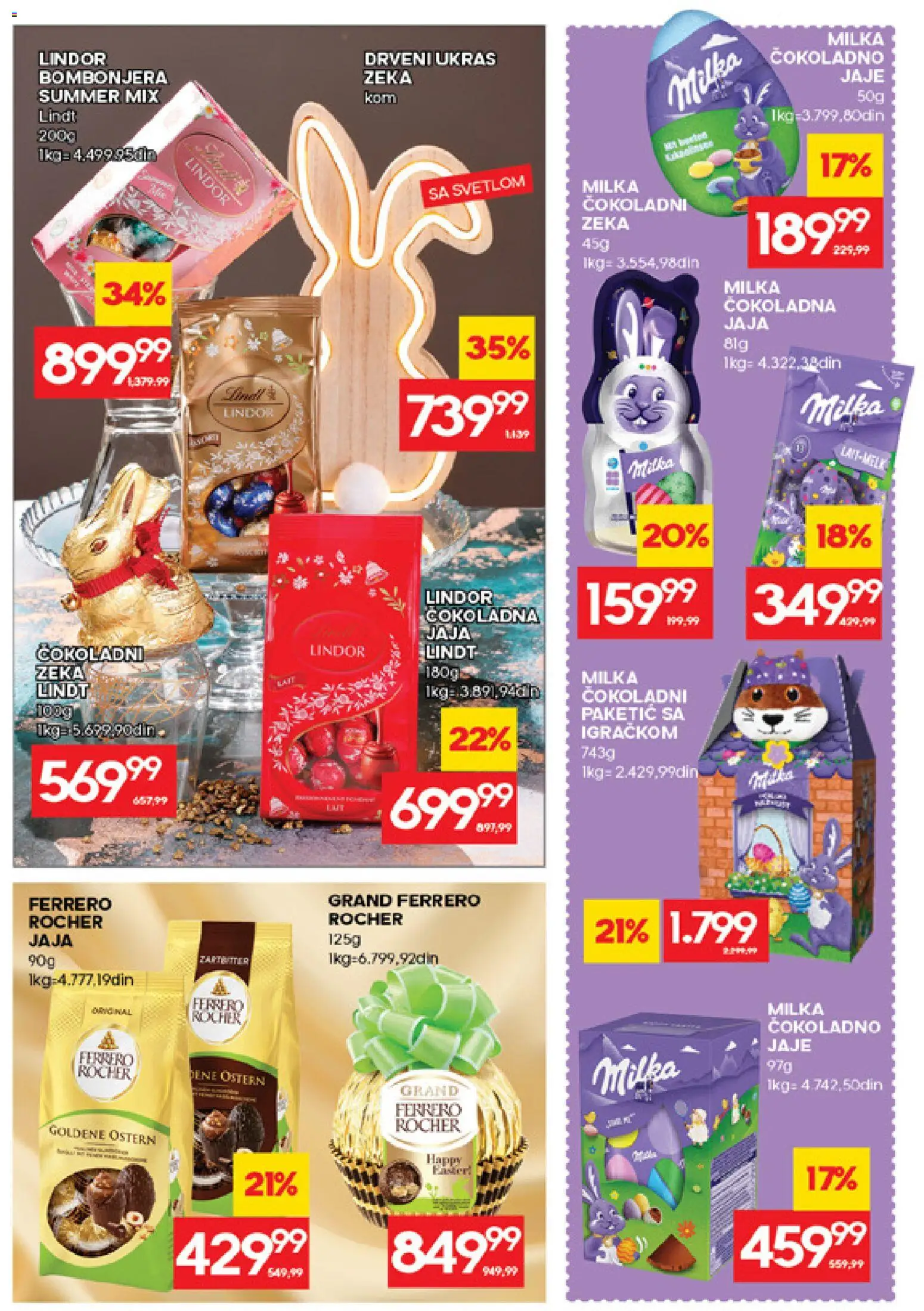 Idea katalog - važi od 26.03.2026 | Strana: 31 | Proizvode: Milka, Bombonjera, Jaja, Ferrero
