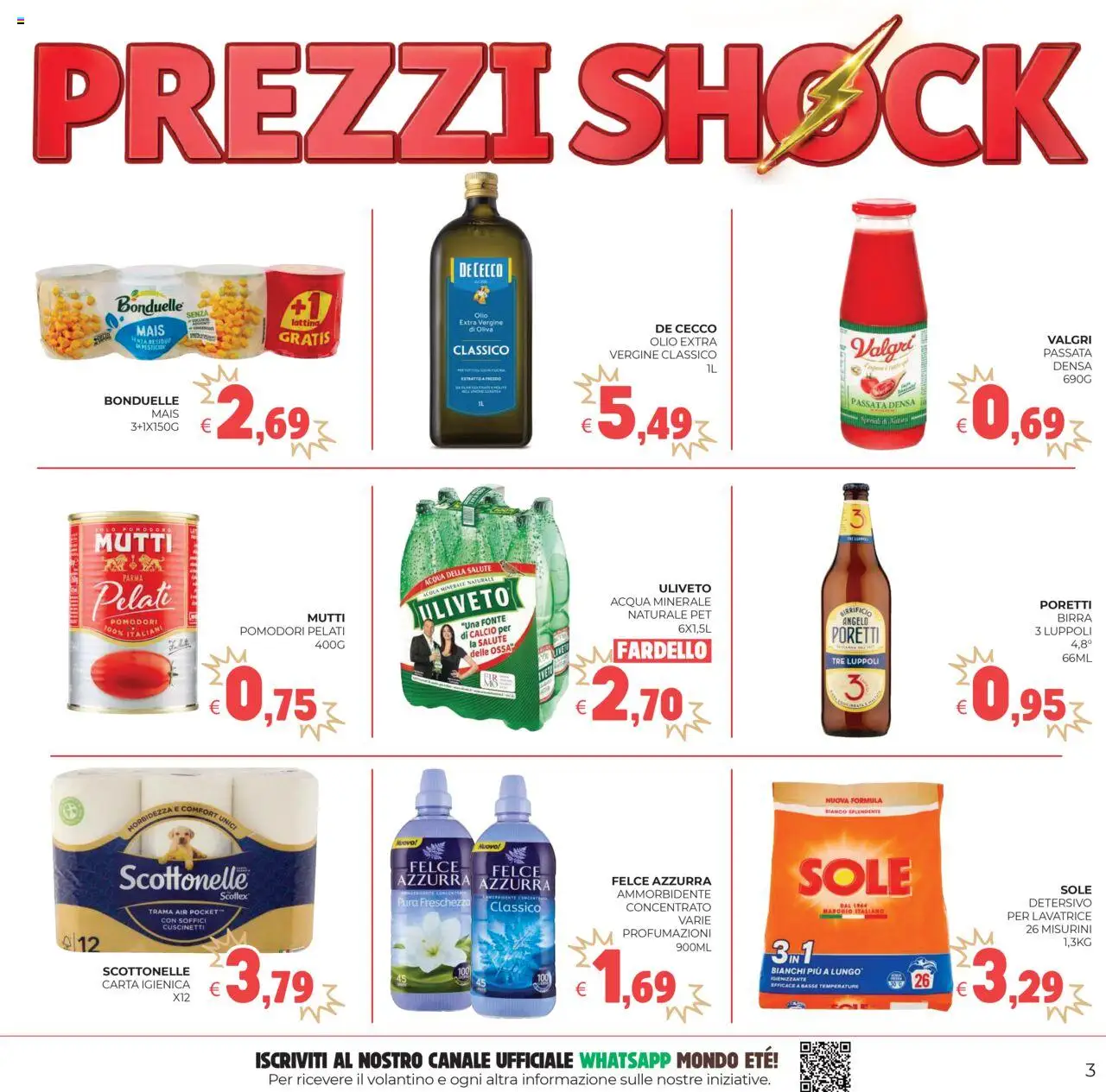 Volantino Eté del 09.09.2025 | Pagina: 3 | Prodotti: Birra, Olio, Mutti, Mais