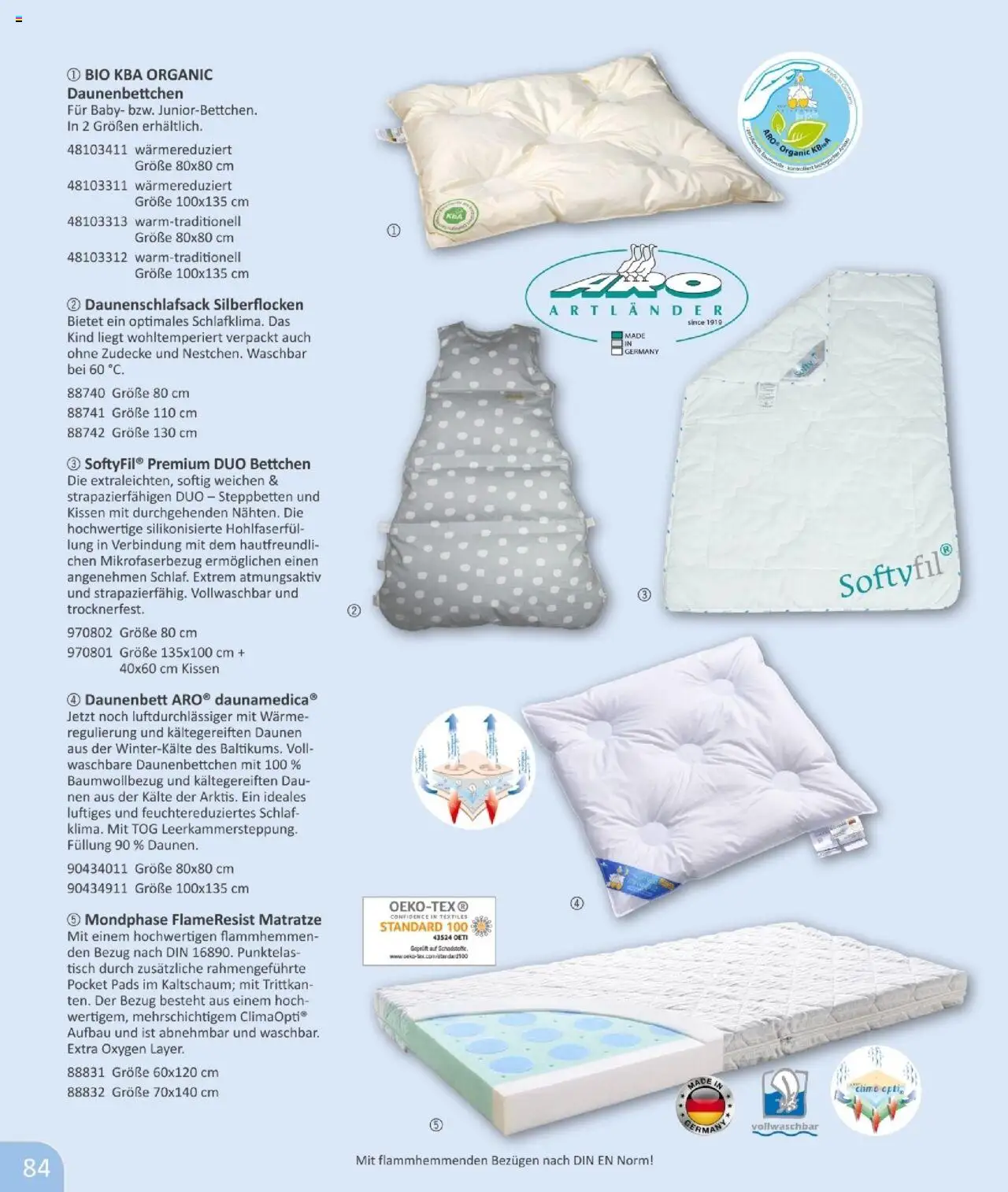 Vedes - Babykatalog - gültig ab dem 01.07.2025 | Seite: 84 | Produkte: Matratze, Kissen, Tisch