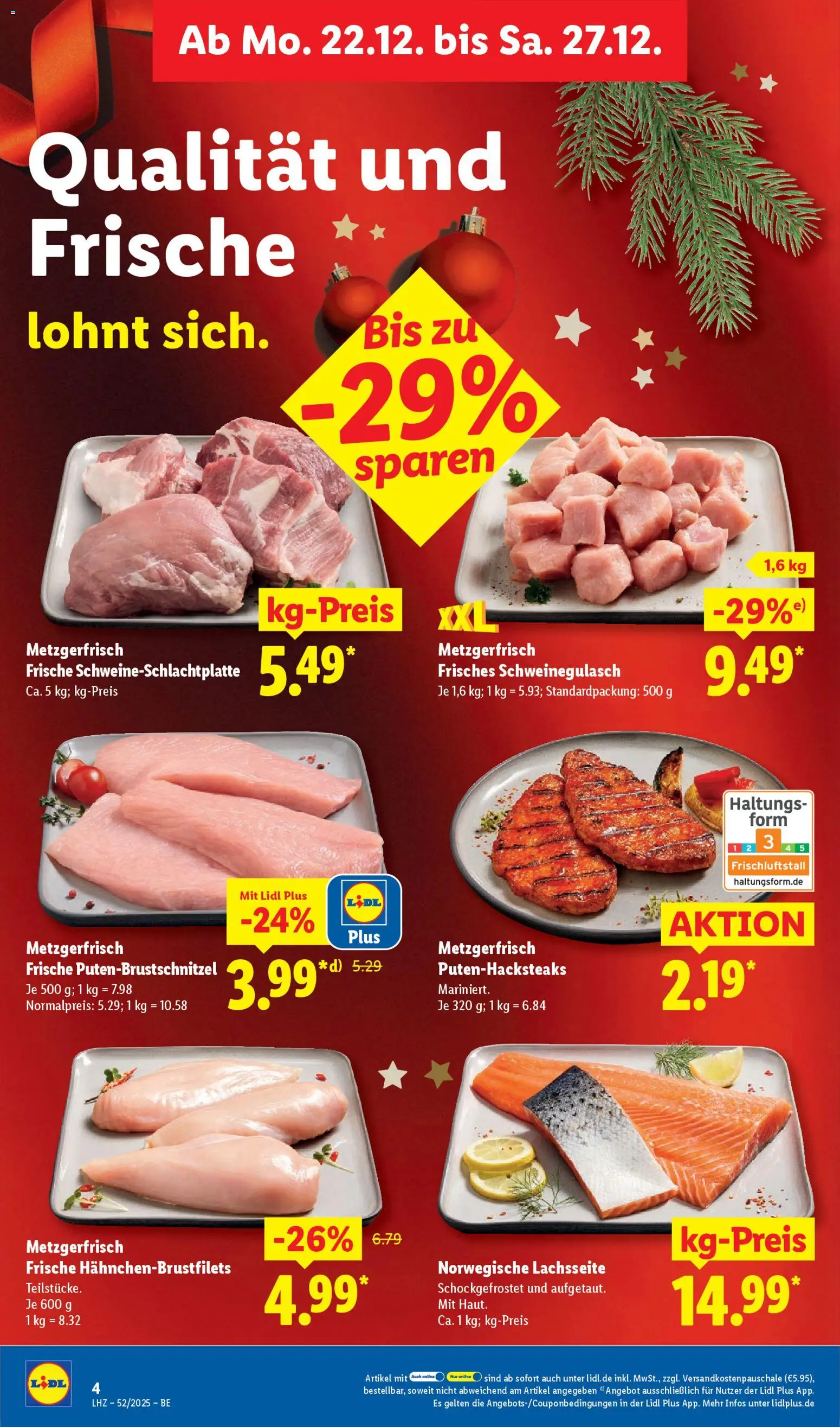 Lidl Prospekt Zossen – gültig ab 22.12.2025 | Seite: 10 | Produkte: Schweinegulasch
